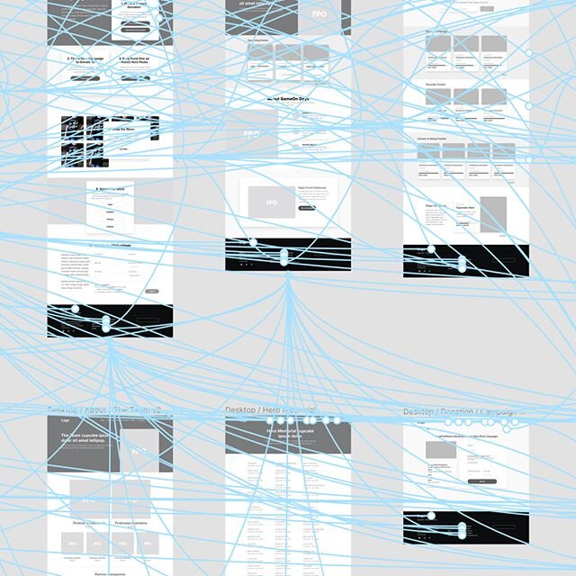 Working on a great new project for a client and it&rsquo;s slowly turning into a spiderweb of prototyping.⁣
⁣⁣
⁣#ux #ui #userinterface #userexperience #webdesign
