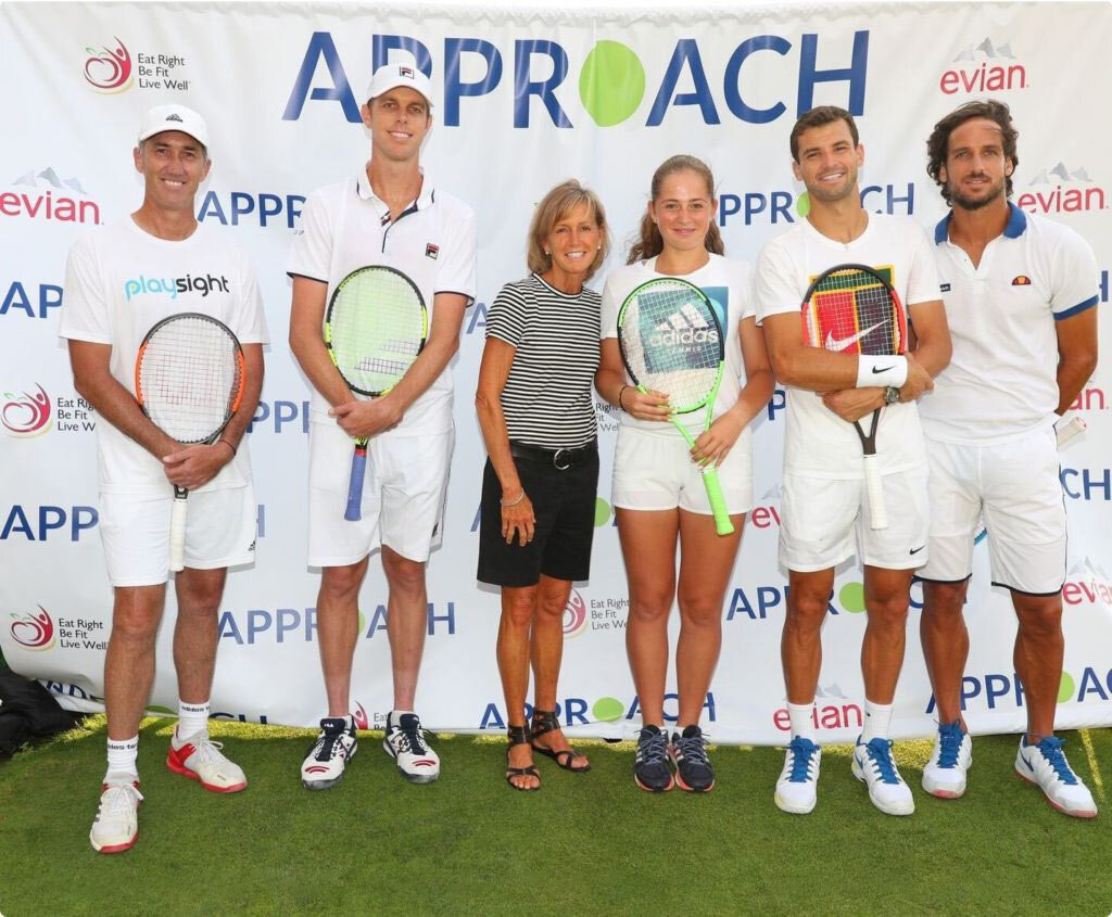 Darren Cahill, Sam Querrey, Jean Varney, Jelena Ostapenko, Grigor Dimitrov, Feliciano Lopez