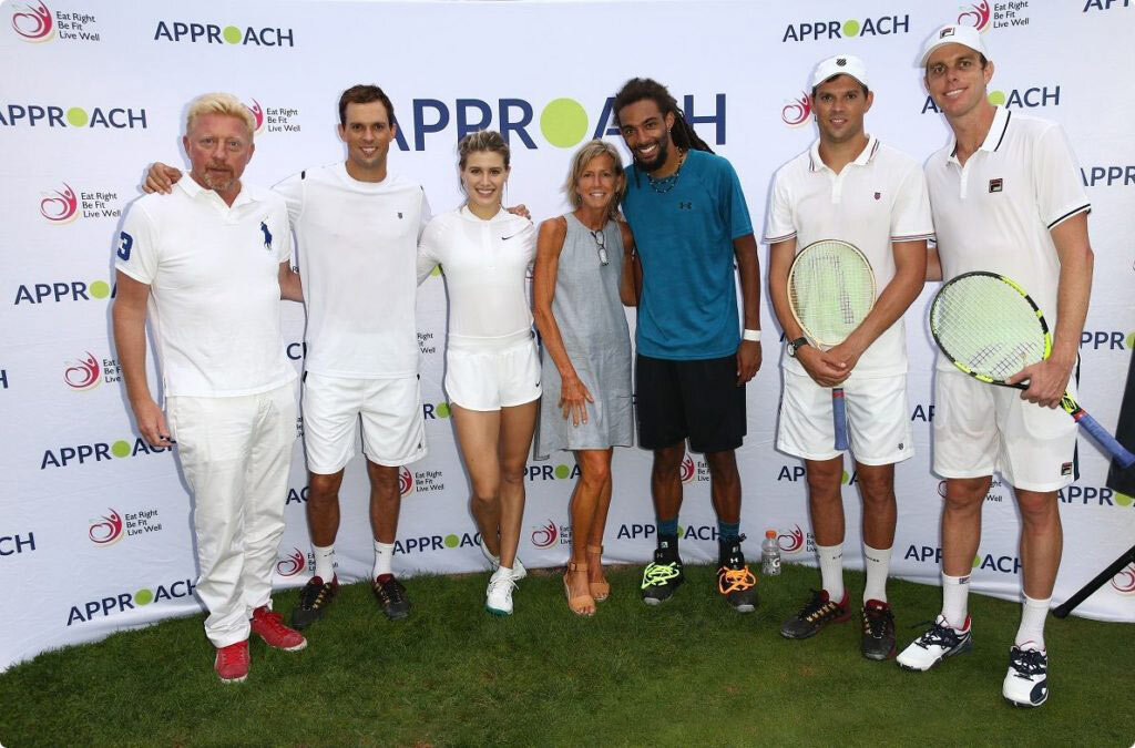 Boris Becker, Mike Bryan, Eugenie Bouchard, Jean Varney, Dustin Brown, Bob Bryan, Sam Querrey