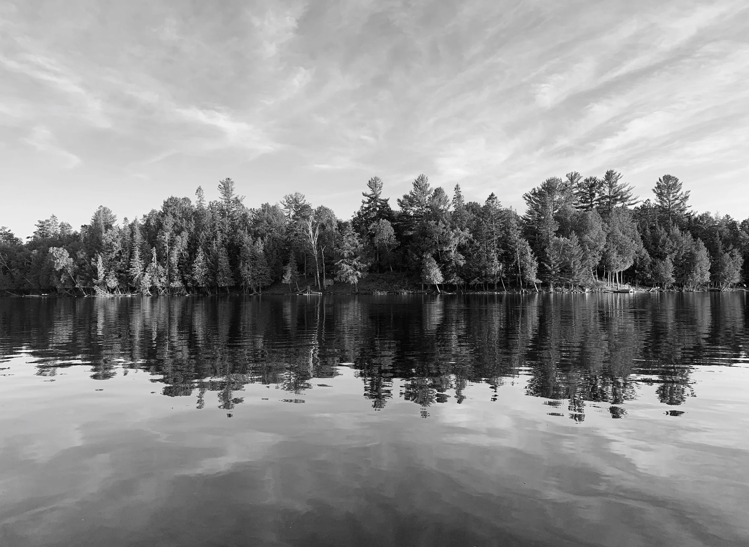 Still Lake B&W   Quebec, Canada - 2022