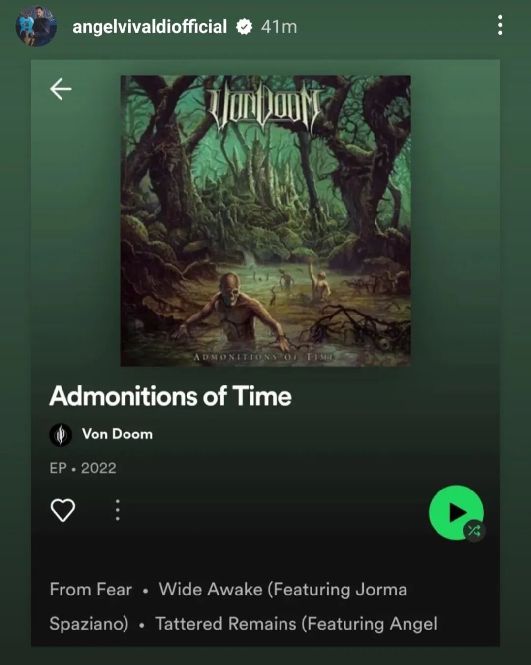 Today marks one month since we dropped our new EP &quot;Admonitions of Time&quot;! Countless streams across multiple platforms, many purchases, and quite a bit of sharing/playlisting has shown that this release is being well-received...and we can't t