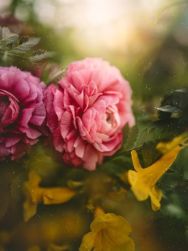 Ranunculus + backyard treasures. A favorite way to create for me is mixing the wild with the gathered 🌸🌼🌿

👉 Edited with LK Color Preset 009 - Deep Forest from my Magic of Flower Photography preset pack. Link in bio

Happy Monday friends 🌿
@cano