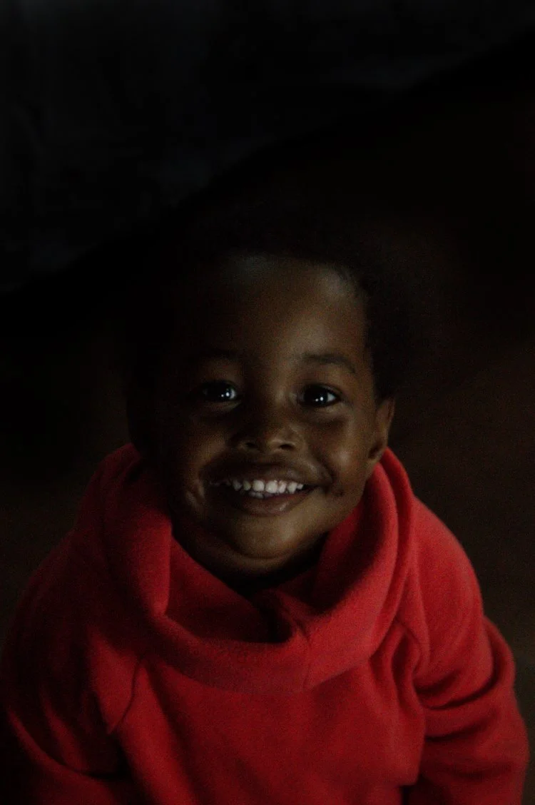 Arya winning the cutest kid in all of Belize contest.