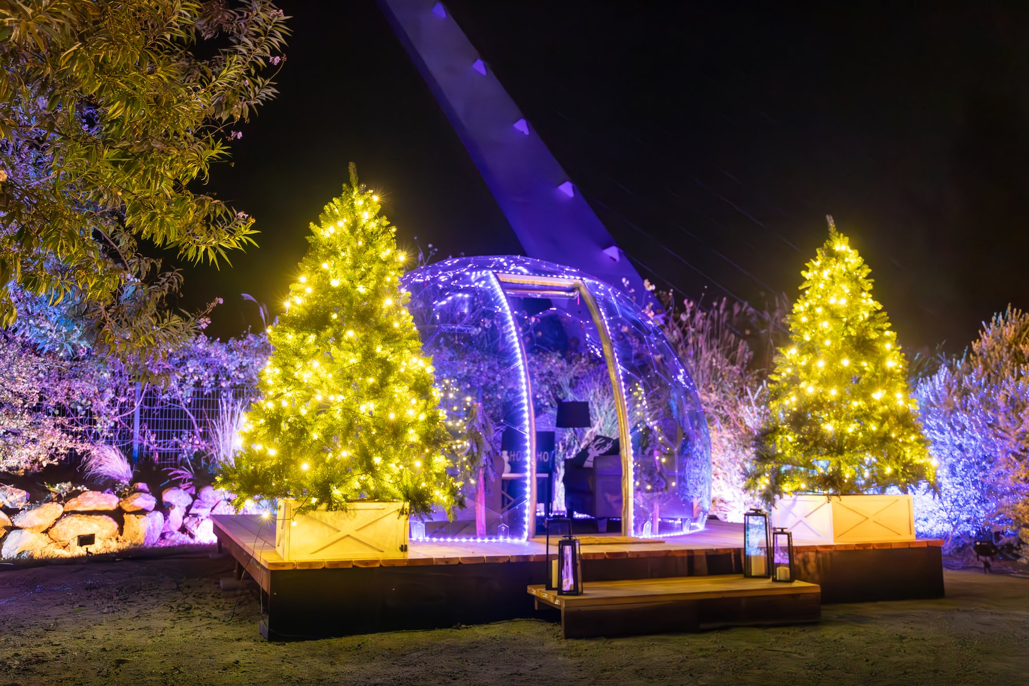 Turtle Bay Redding Garden of Lights Seth McGaha Photography VIP Dining Dome 5.jpg