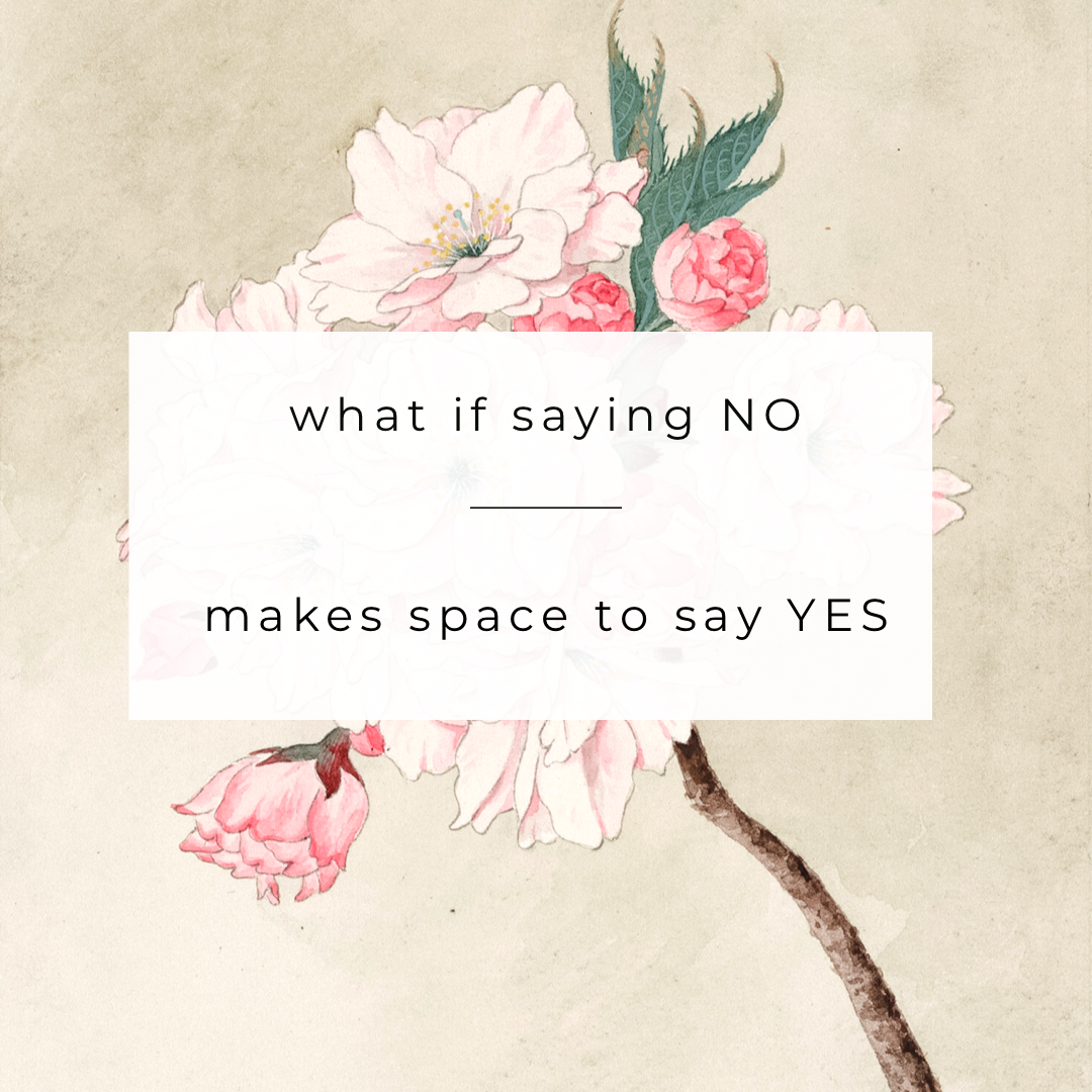 THE POWER OF SAYING NO