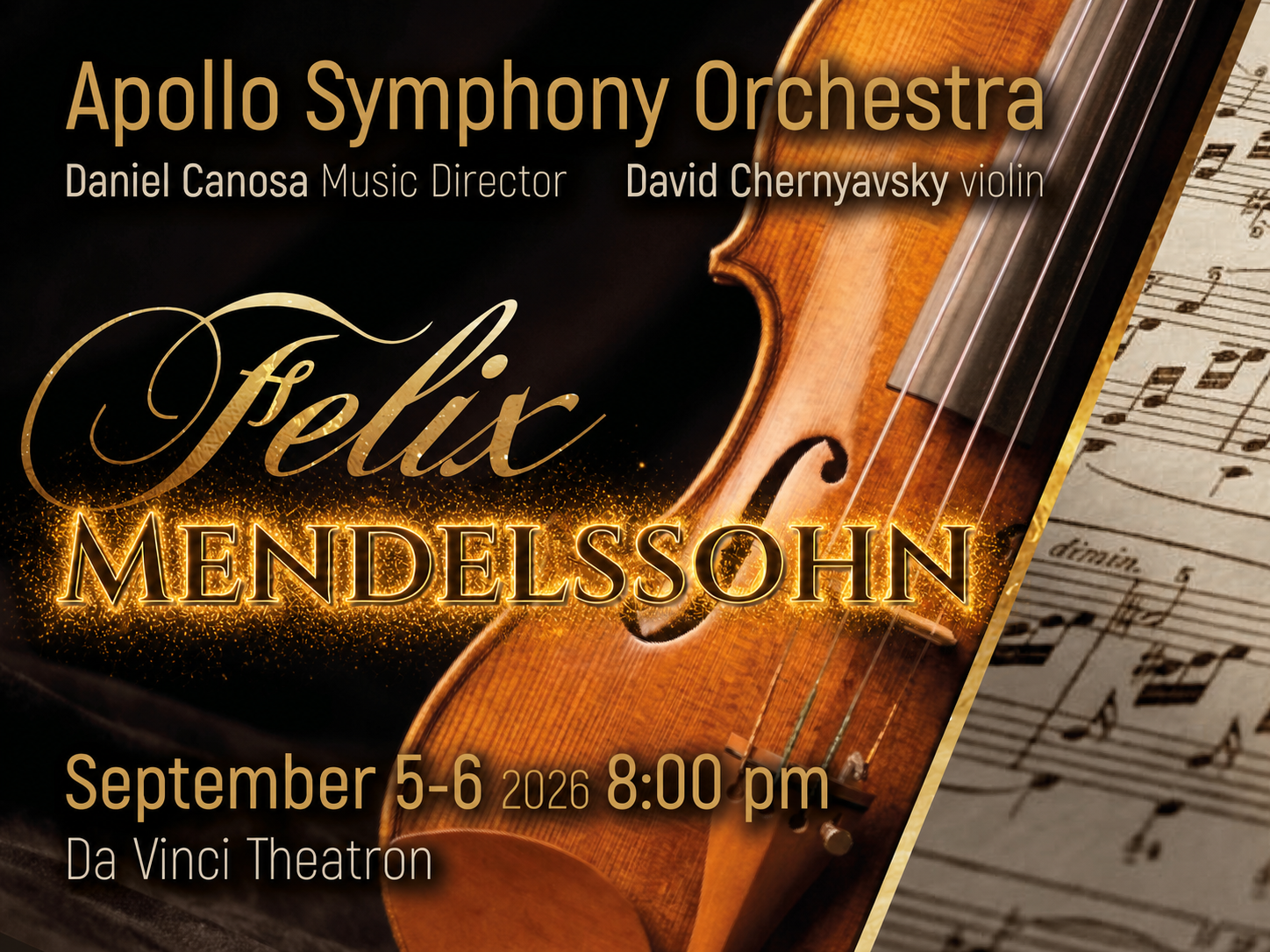 Symphony - Mendelssohn violin concerto - Summer Festival