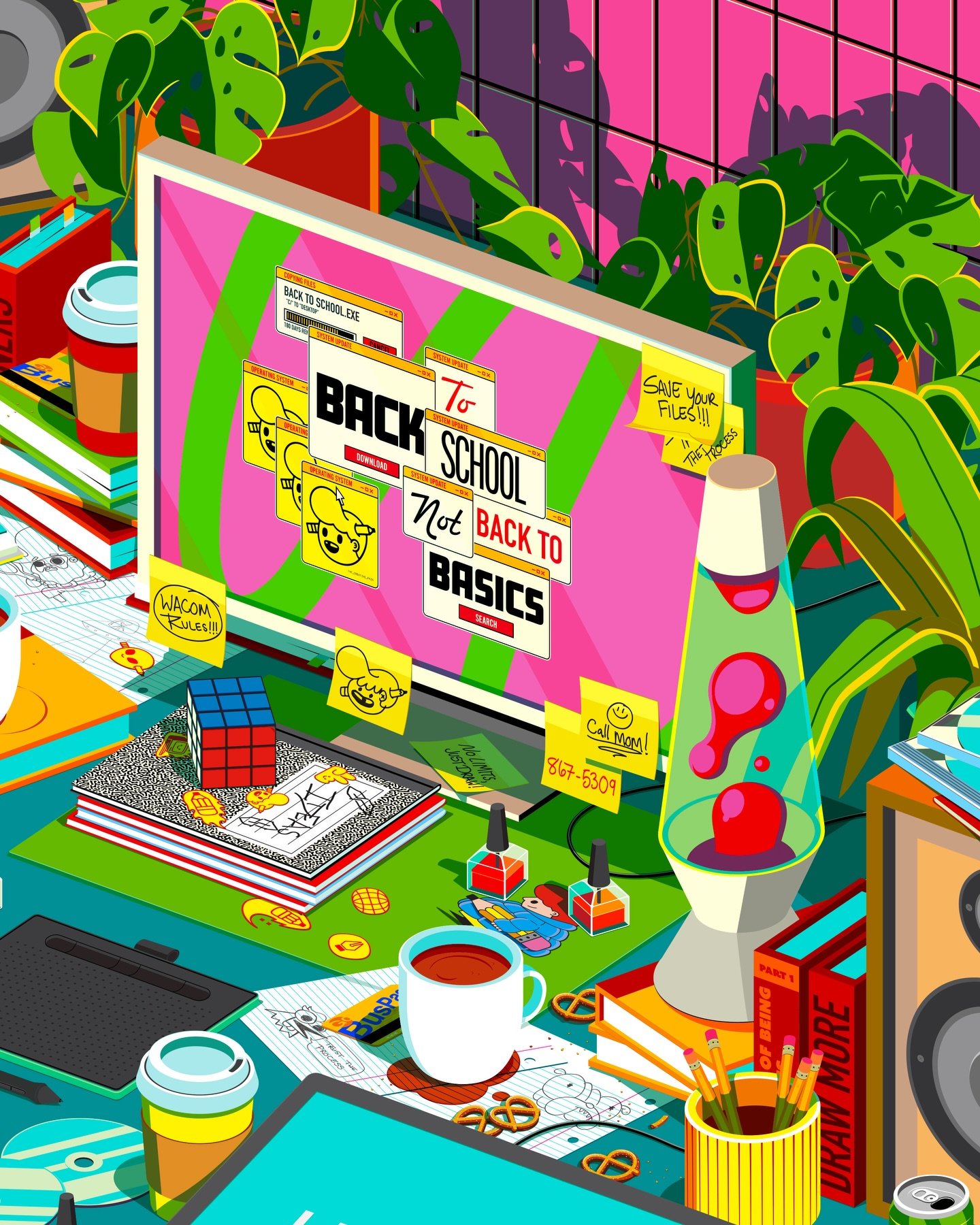 These Desktop vibes are still resignating. 🤌

#adobeillustrator #vectorart #illustration #illustration_daily