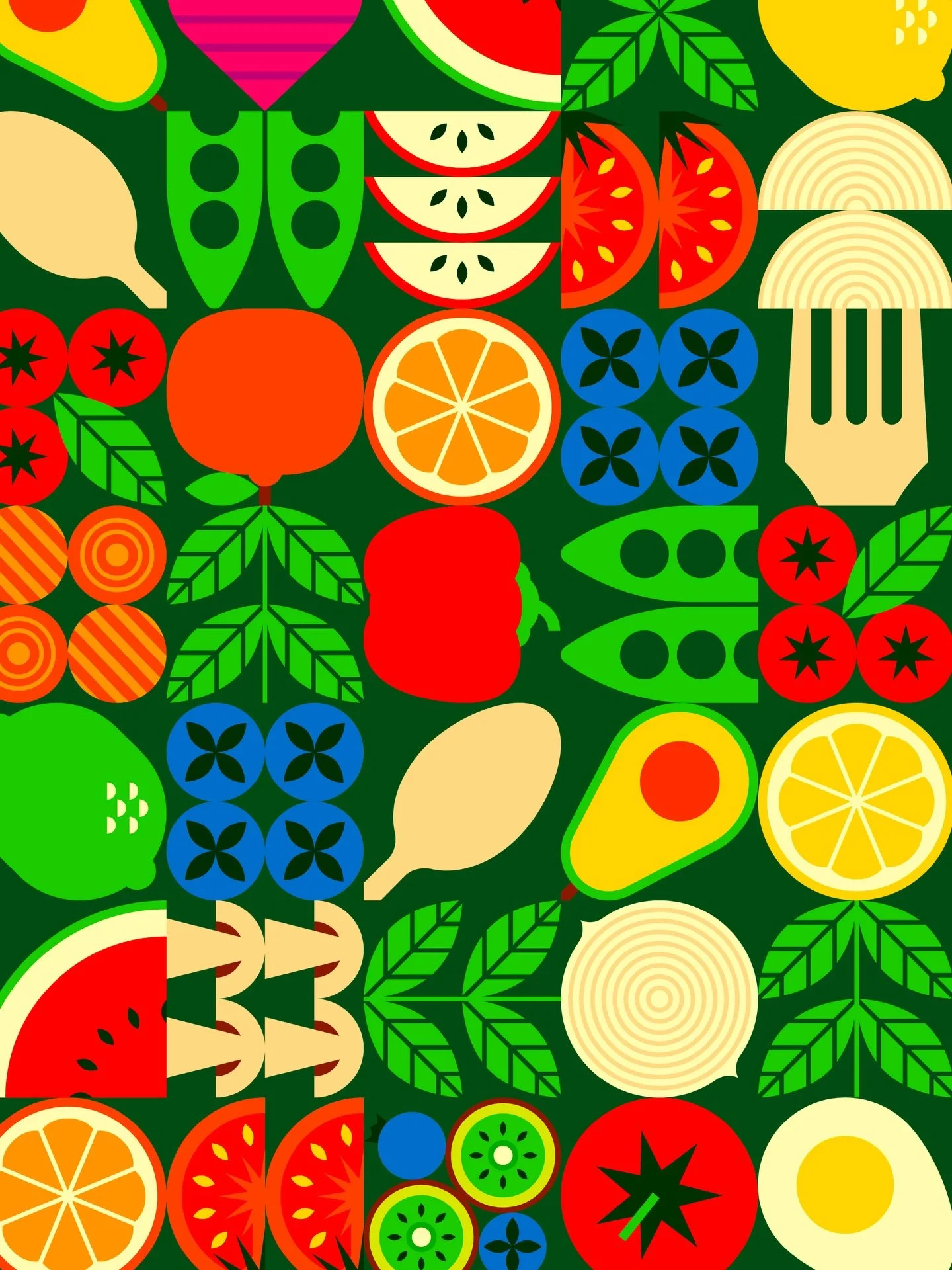 There&rsquo;s something incredibly satisfying about reducing visuals to their purest form. 🍎🥦🍉 

This project became an exploration of restraint &mdash; simplifying shapes, refining details, and letting minimalism do the heavy lifting. A reminder 