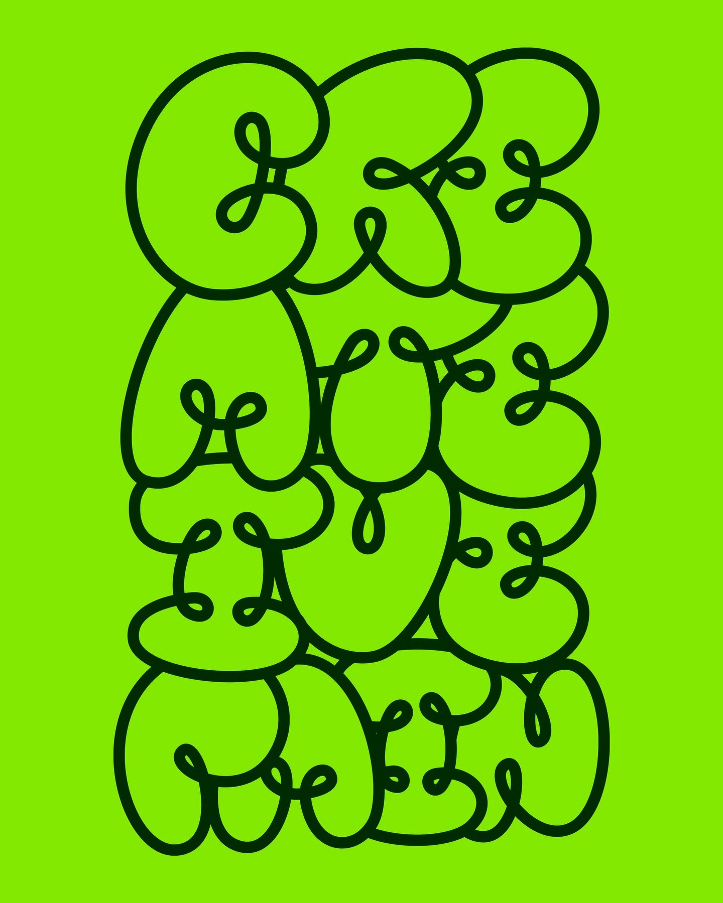 I like it when my type squiggle squiggle. 😵&zwj;💫 

#typography #vectordesign