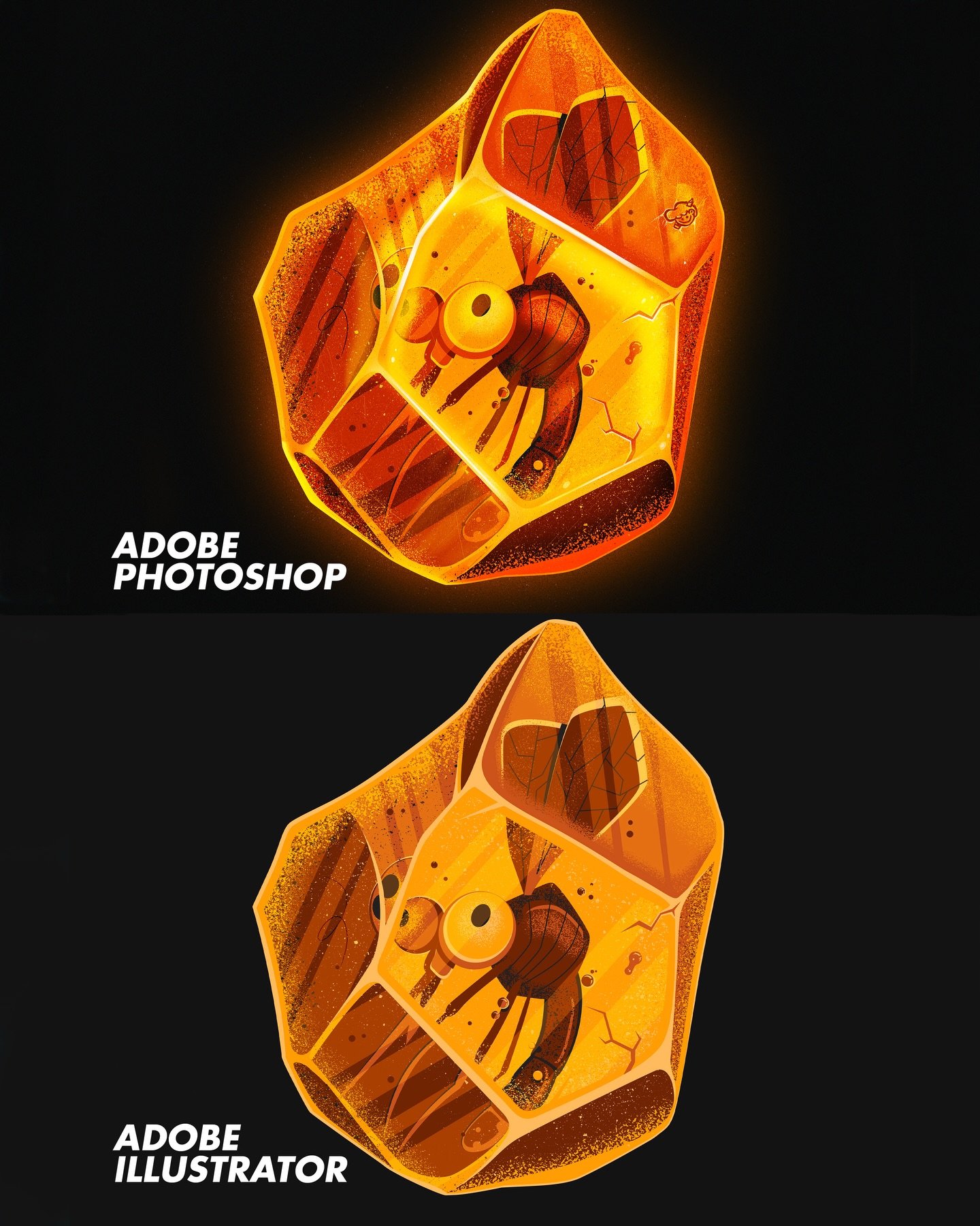 Should I illustrate in Adobe Illustrator or Photoshop? Why not both? pt.4 👌💥

As I&rsquo;ve continued refining my process, I&rsquo;ve realized it&rsquo;s less about choosing a tool &mdash; and more about knowing when to switch between them.

Illust