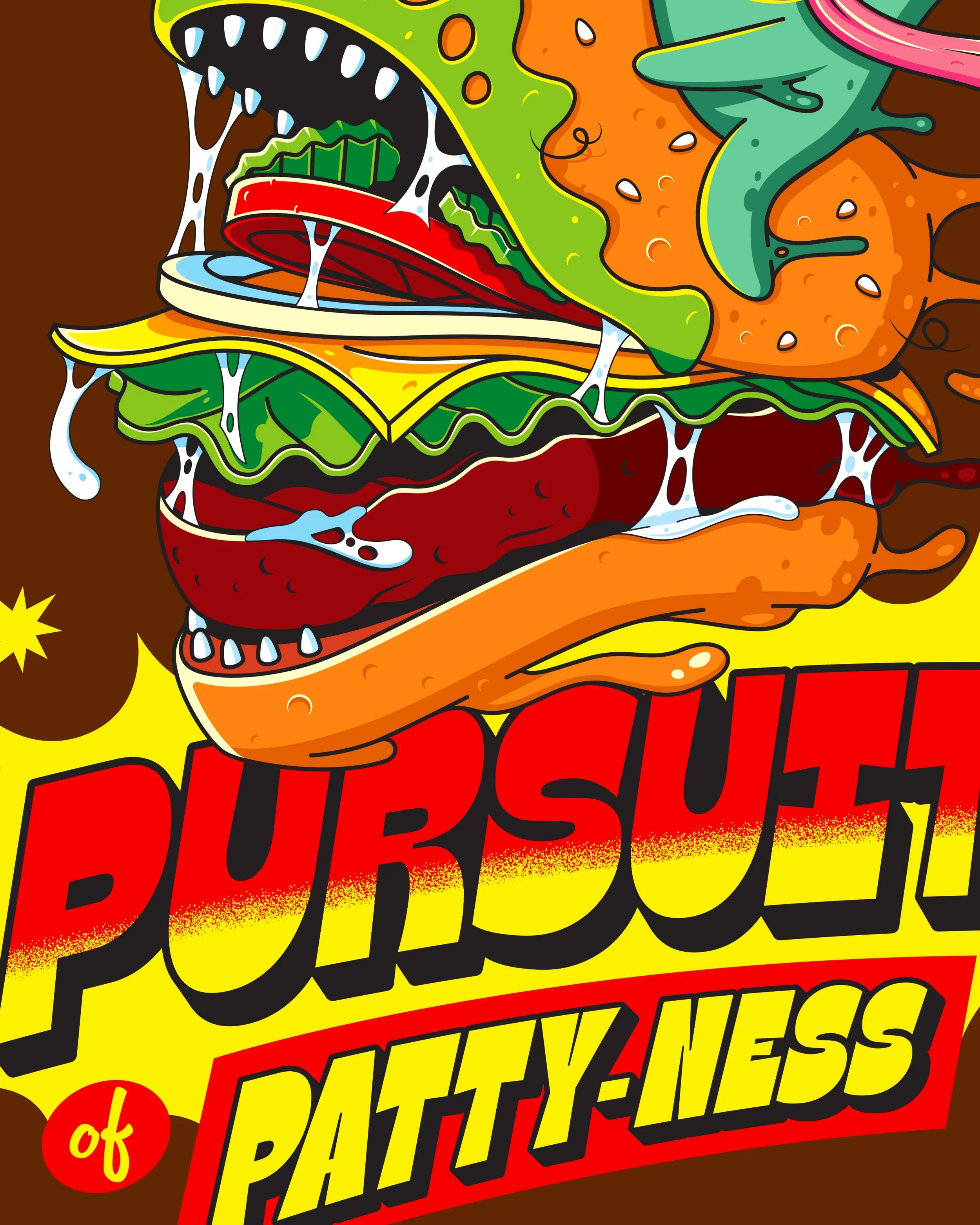 Pursuit of Patty-ness!!! It&rsquo;s always a pinch-me-moment to share work I&rsquo;ve been able to create for @spongebob when I was on the consumer products team. Not only do I love creating this kind of work, I&rsquo;m a huge fan before anything. Th