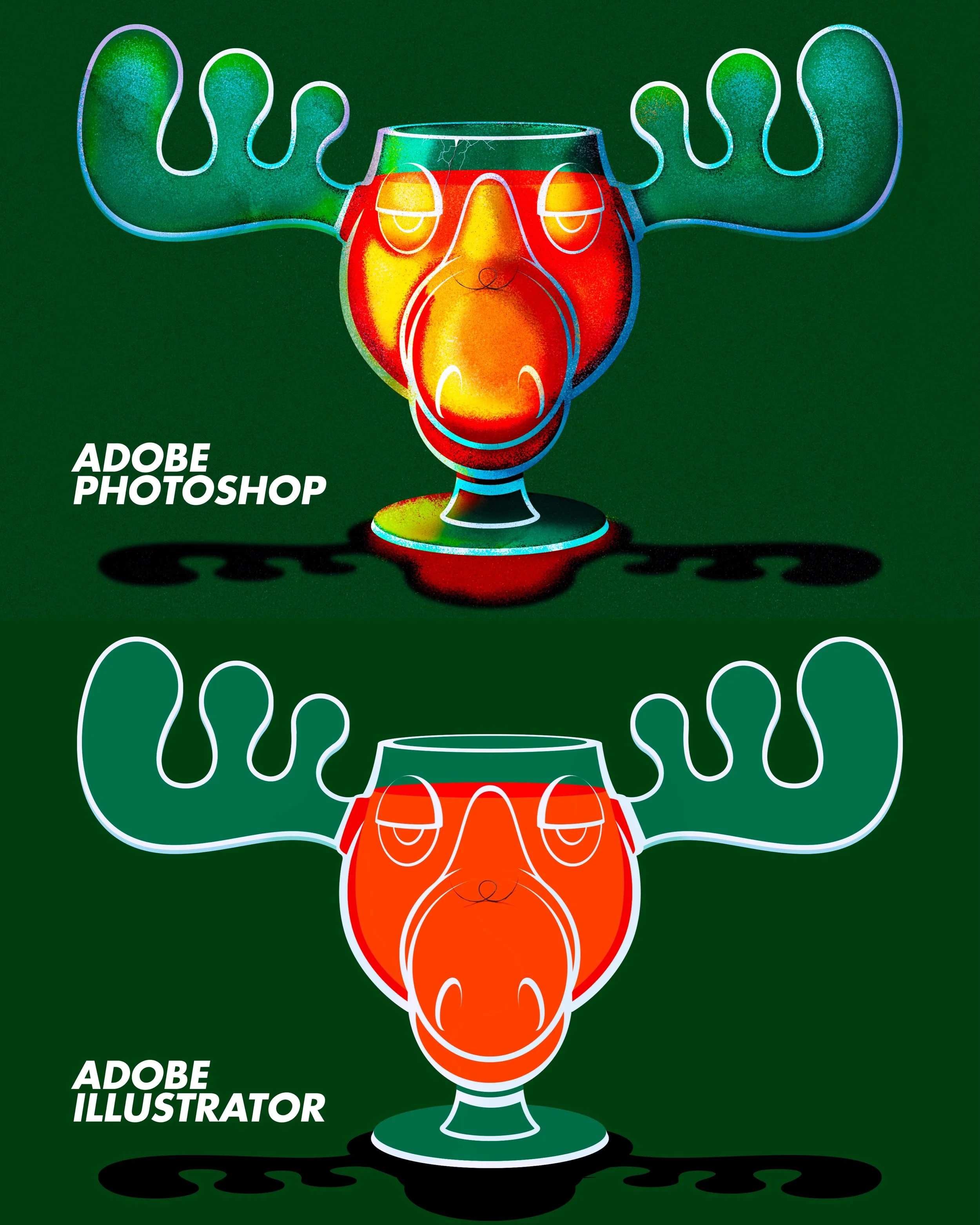 Should I illustrate in Adobe Illustrator or Photoshop? Why not both? pt.7 👌

The longer I&rsquo;ve illustrated, the less I think about which tool is &ldquo;better&rdquo; and more about what the project actually needs. Illustrator and Photoshop both 