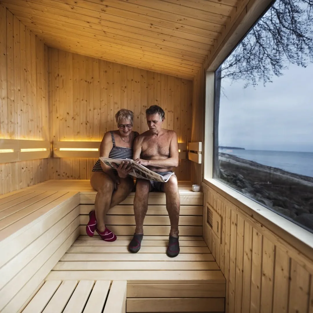 Our first photoshoot.

When we designed this sauna, there was little to reference. While people had built mobile saunas, there was nothing architecturally resolved to study, no precedent to lean on. We had to decide what a mobile sauna could be, from