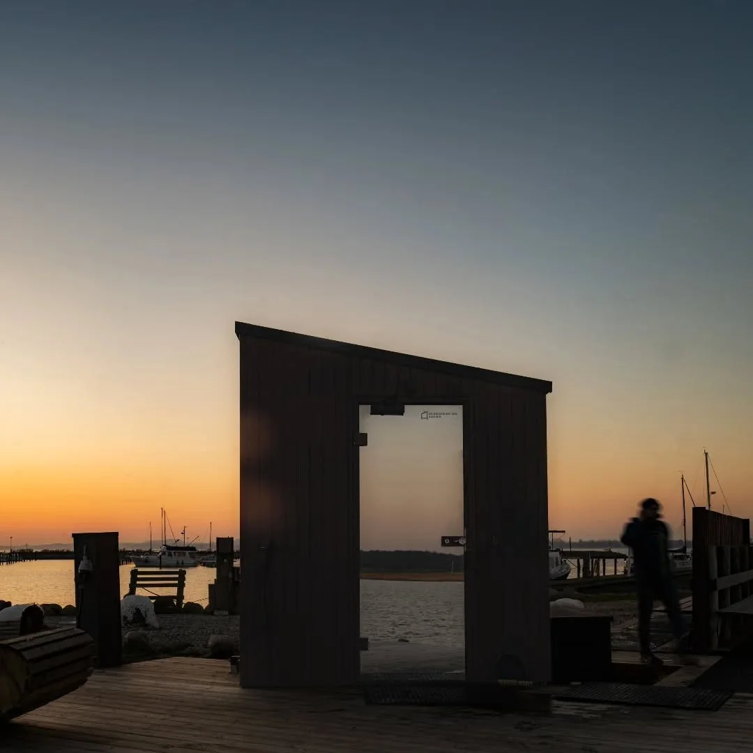 The unmistakable silhouette of an original Scandinavian Sauna.

There are so many similarities to our first Sauna but now each new build features nearly 7 years of refinements.

We're grateful to all of our clients who helped shape Scandinavian Sauna