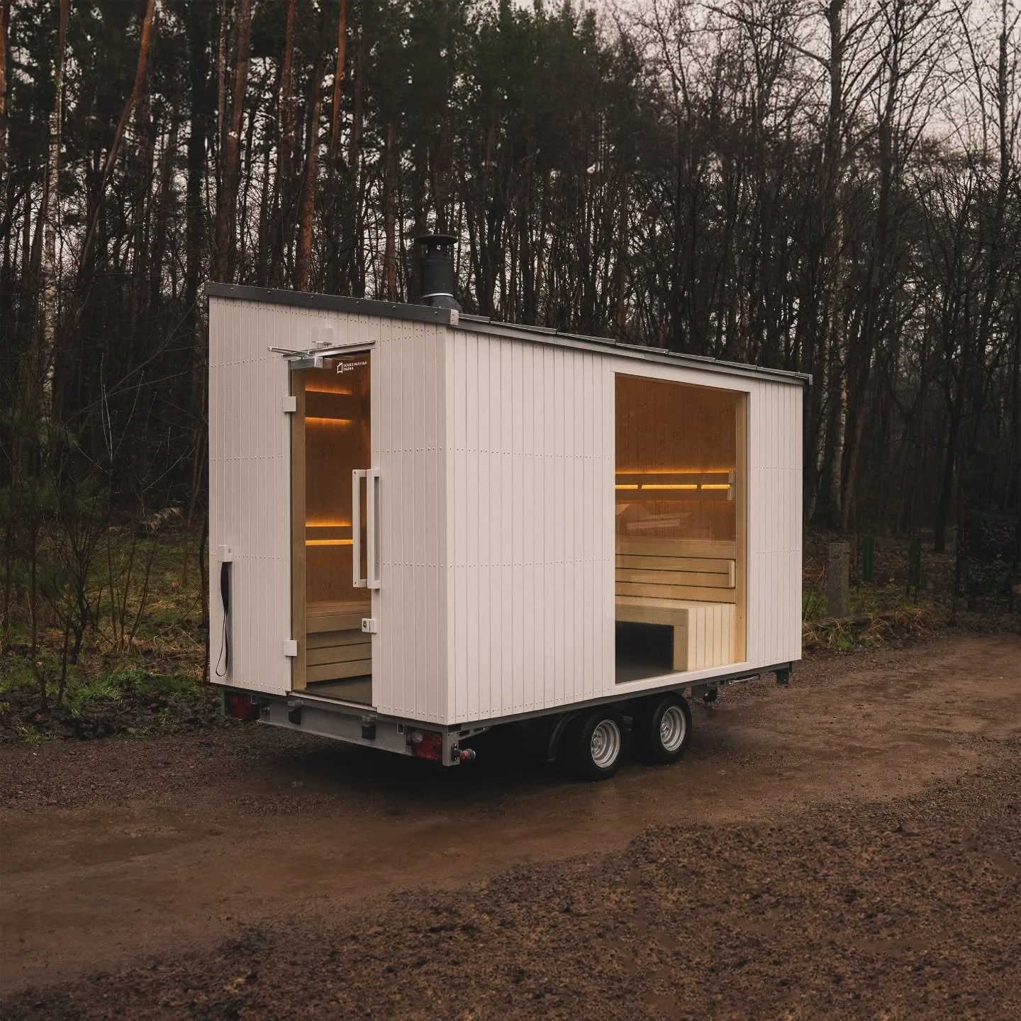 We are proud of the work Sam and Vinny are doing and the difference they make by serving heat to their local community.

2 years ago today we had just created the first Scandinavian Sauna for @sawnallosgi in Wales.

Sam and Vinnie are now on their 3r