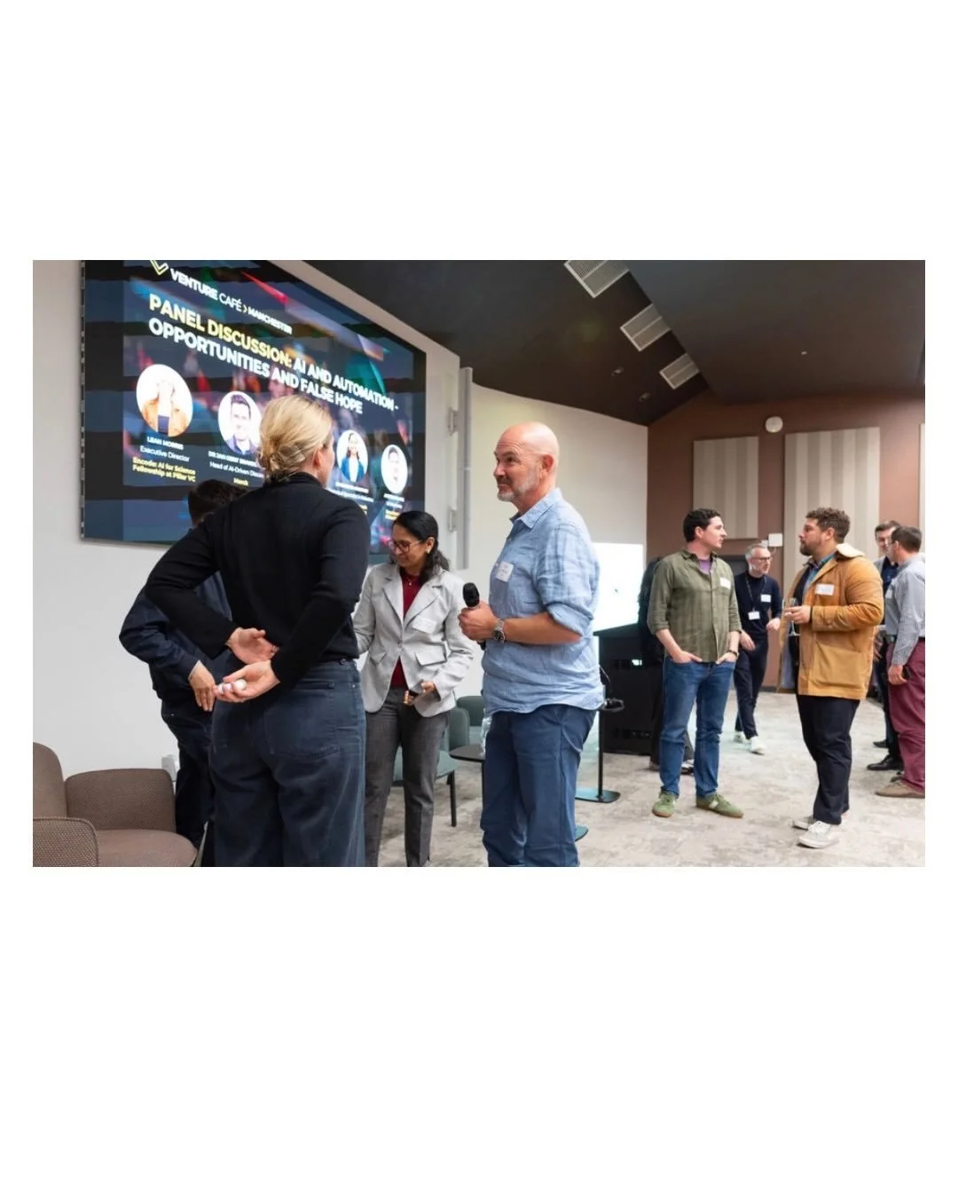 Venture cafe

I&rsquo;ve spied @venturecafemanchester a few times and their event on &lsquo;AI &amp; automation and the future of science&rsquo; last Thursday @sister_manchester piqued my interest so it was &lsquo;doubly good&rsquo; being asked to ph