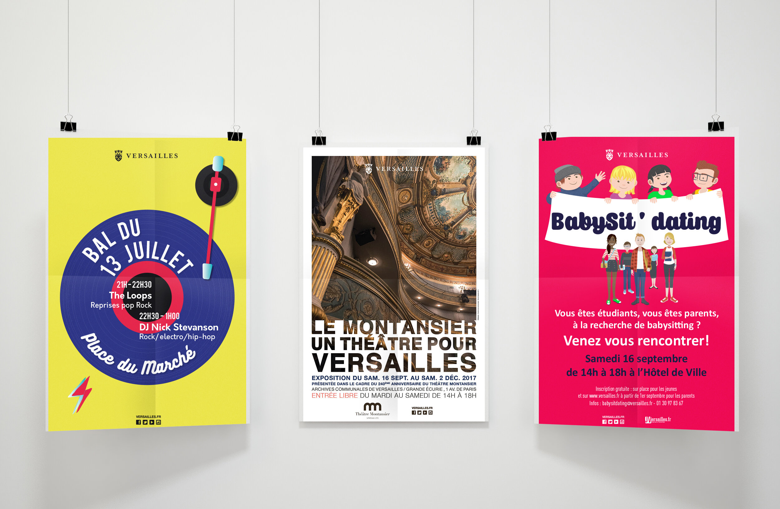 Affiches Ville De Versailles Clara Lepretre Designer Graphiste