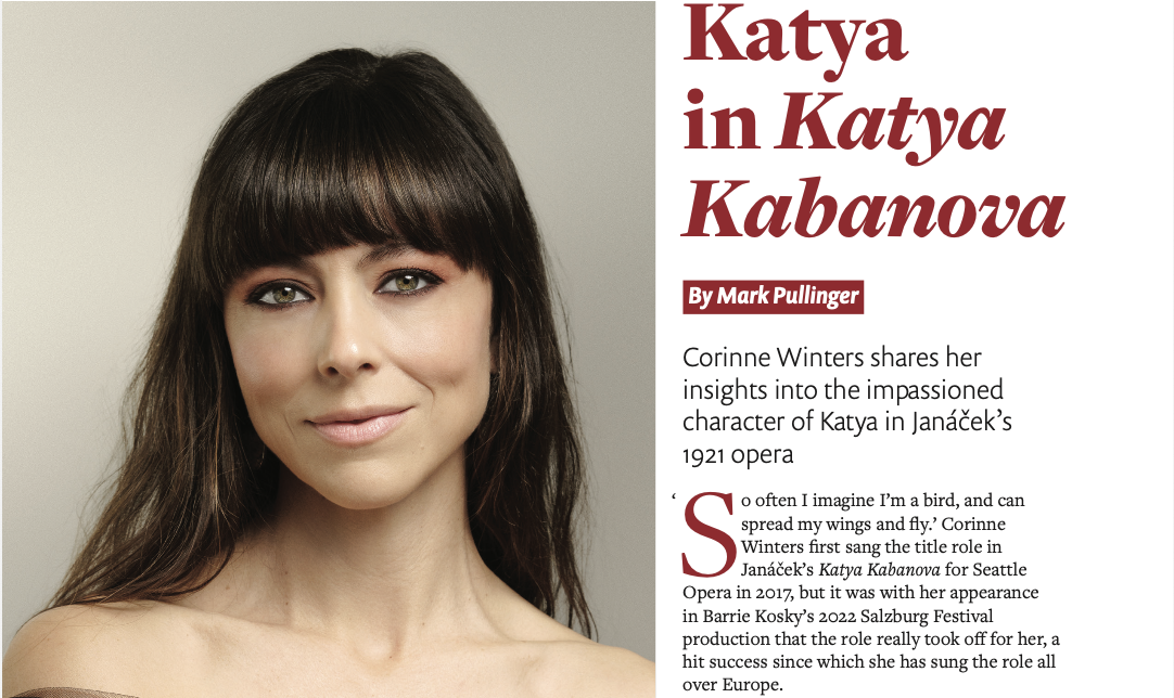 OperaNow UK Feature: Corinne Winters On a Role