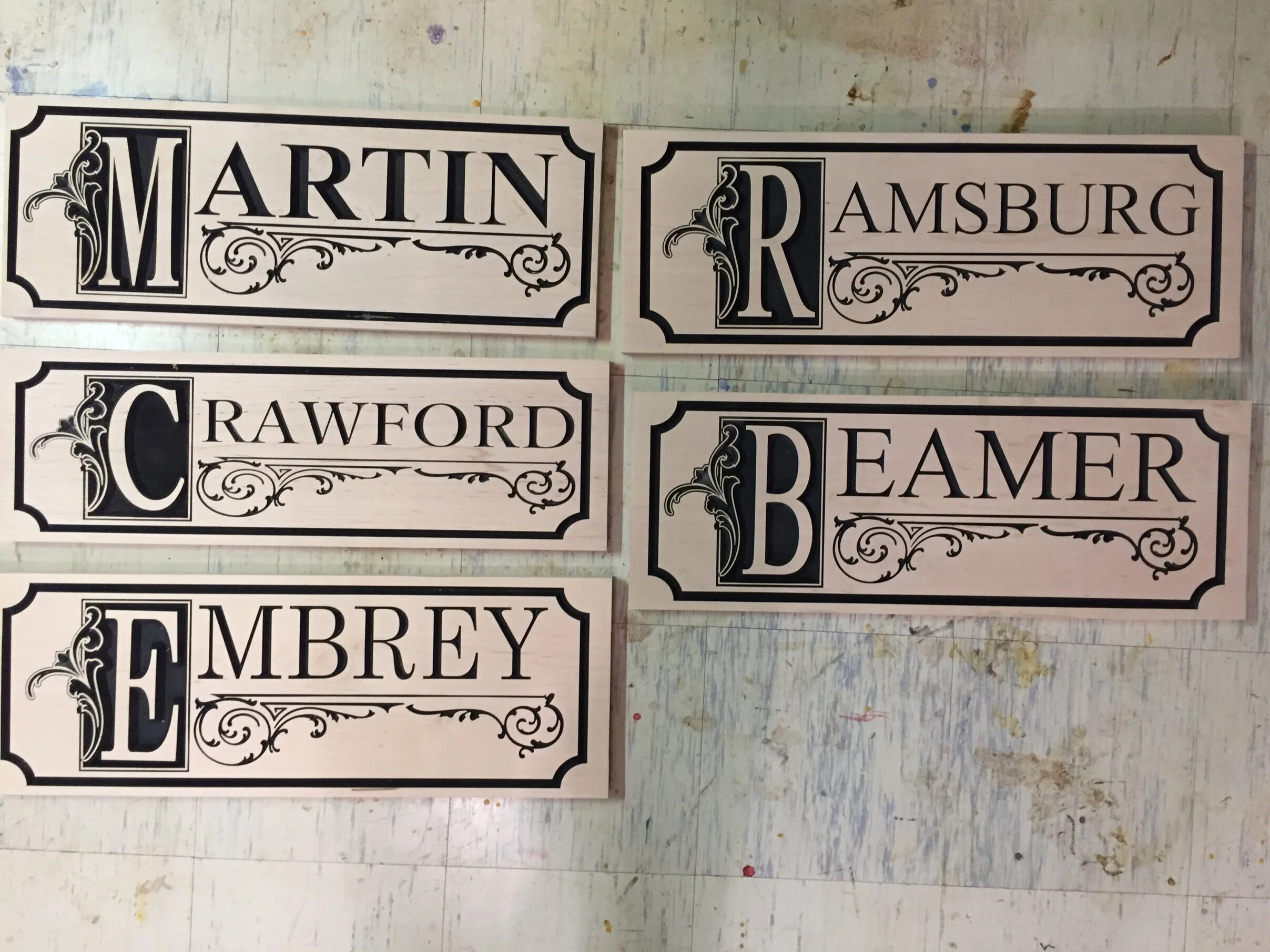 28" Maple House signs :) 