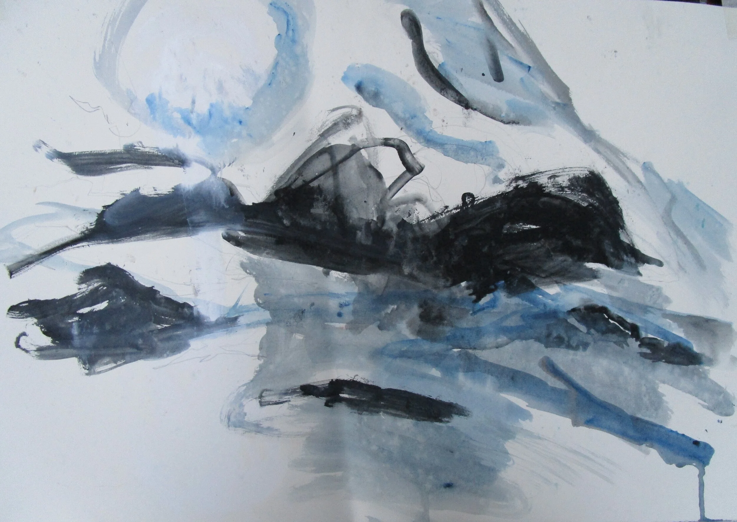 Lowering Sun, Iona Iona 38x57.JPG