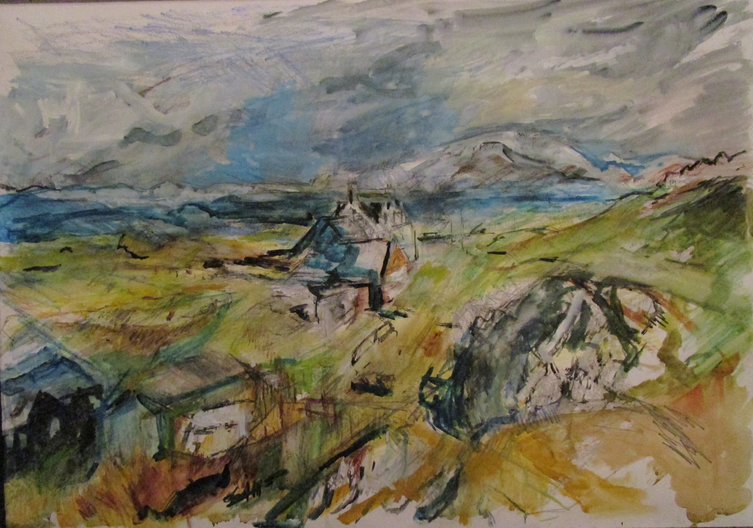 Croft and hostel, Iona 60x84.JPG