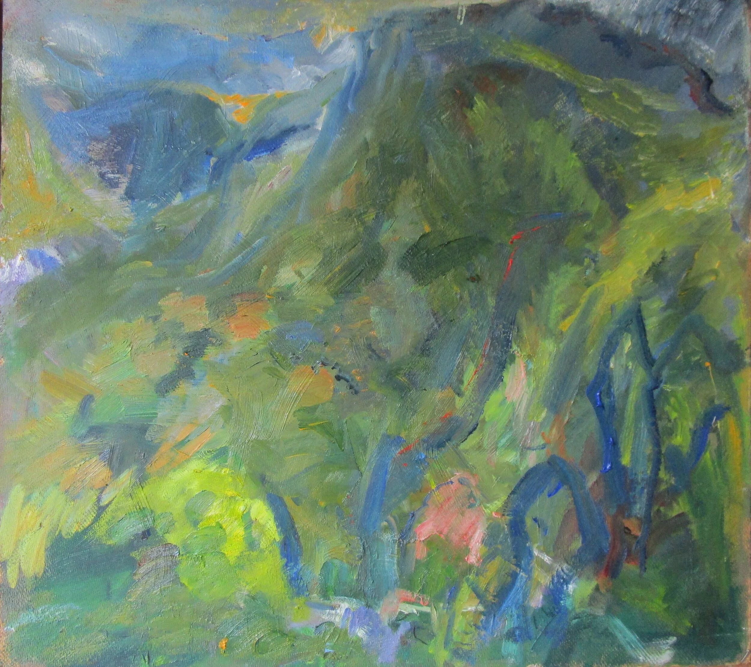 Summer in Borrowdale Oil on Board 54 x 59cms 2019.JPG