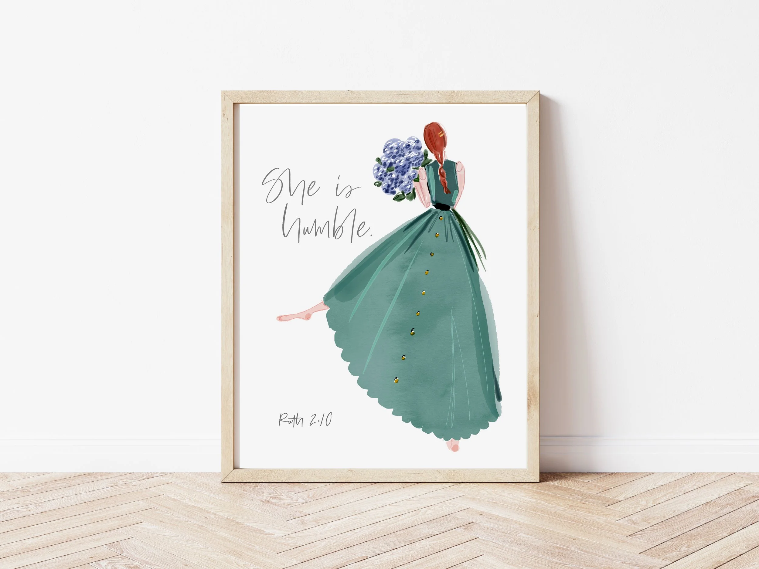 "She is humble." Ruth 2:10