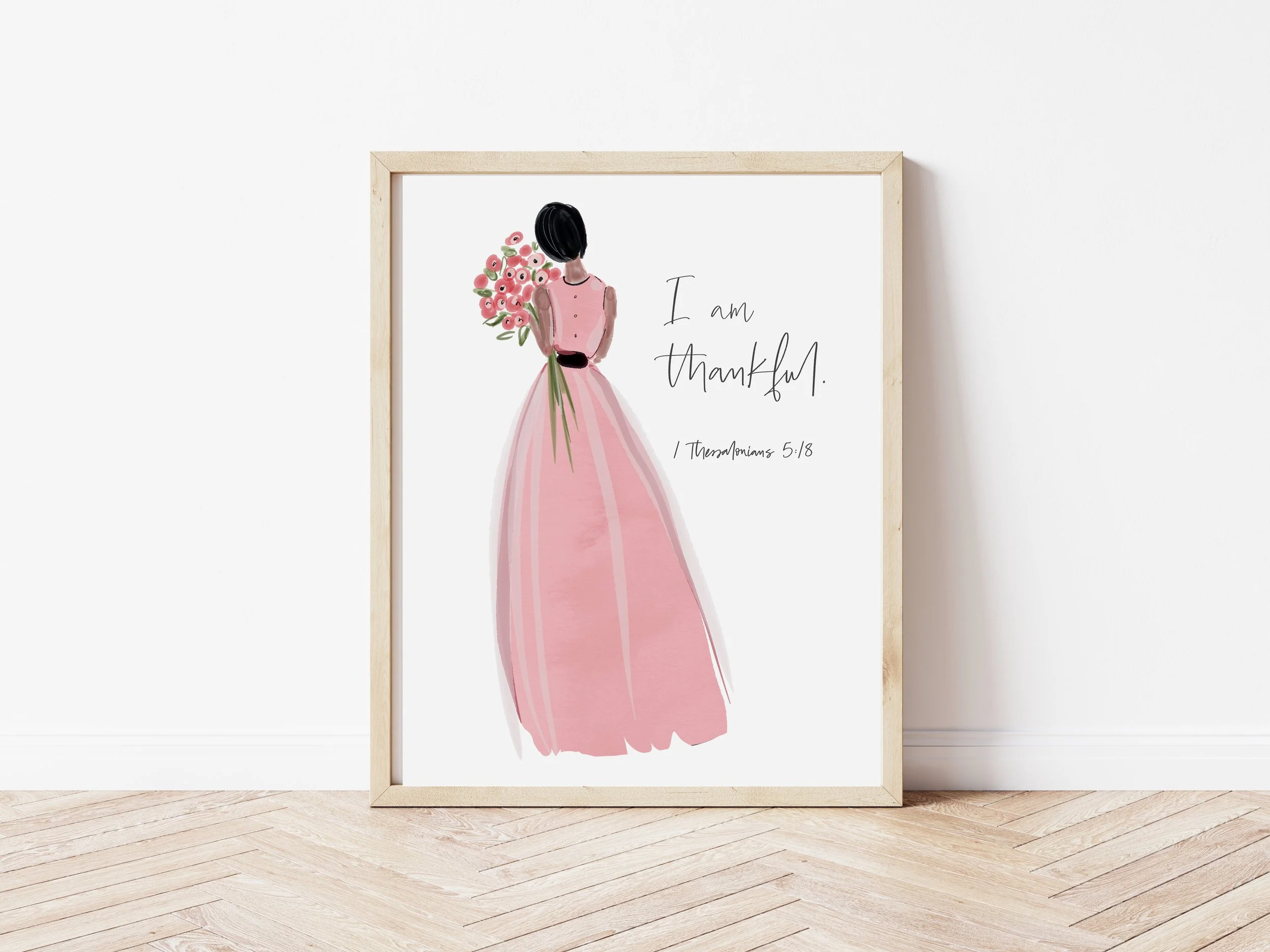 "I am thankful." 1 Thessalonians 5:18