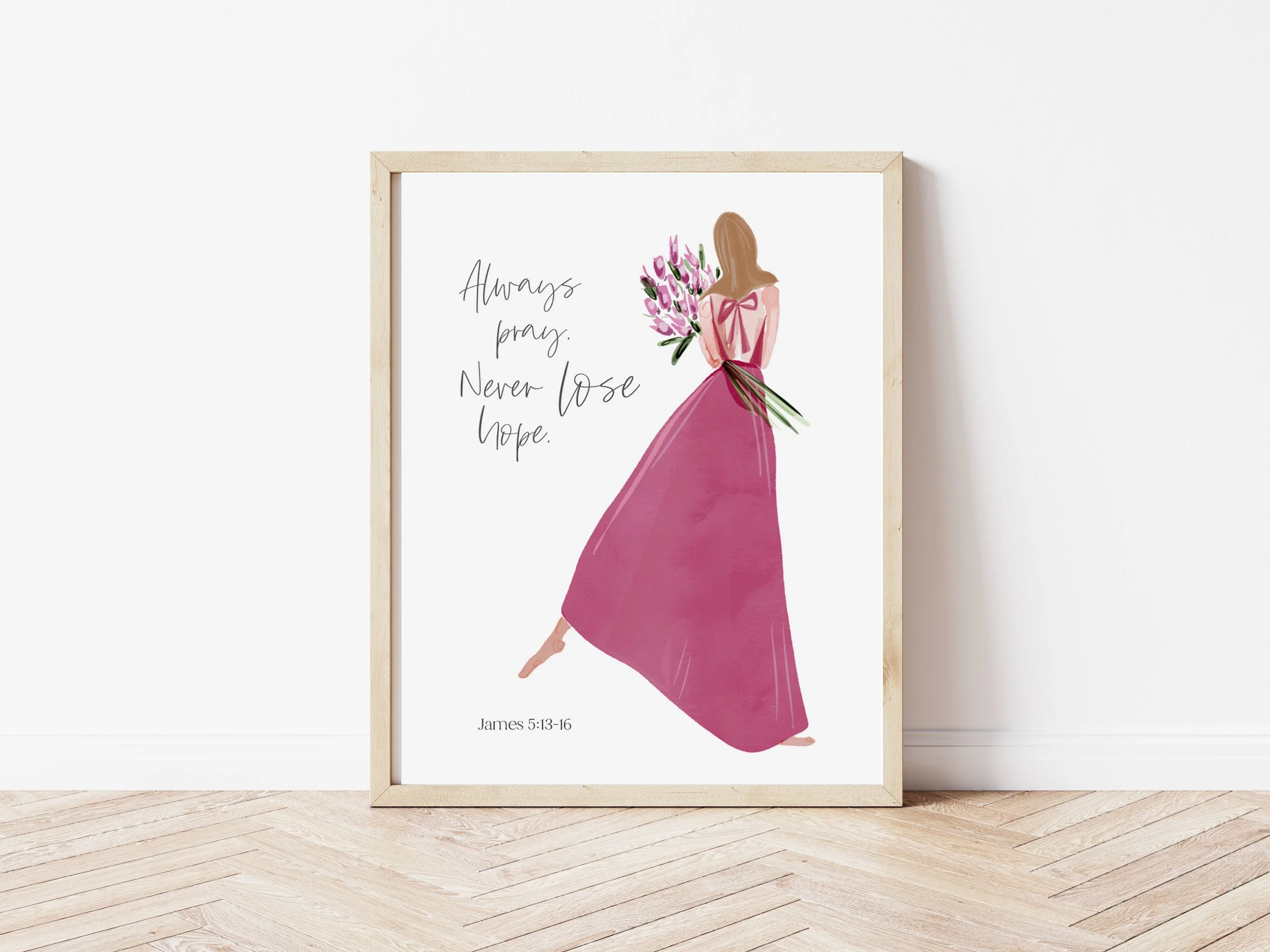 "Always pray. never lose hope." James 5:13-16