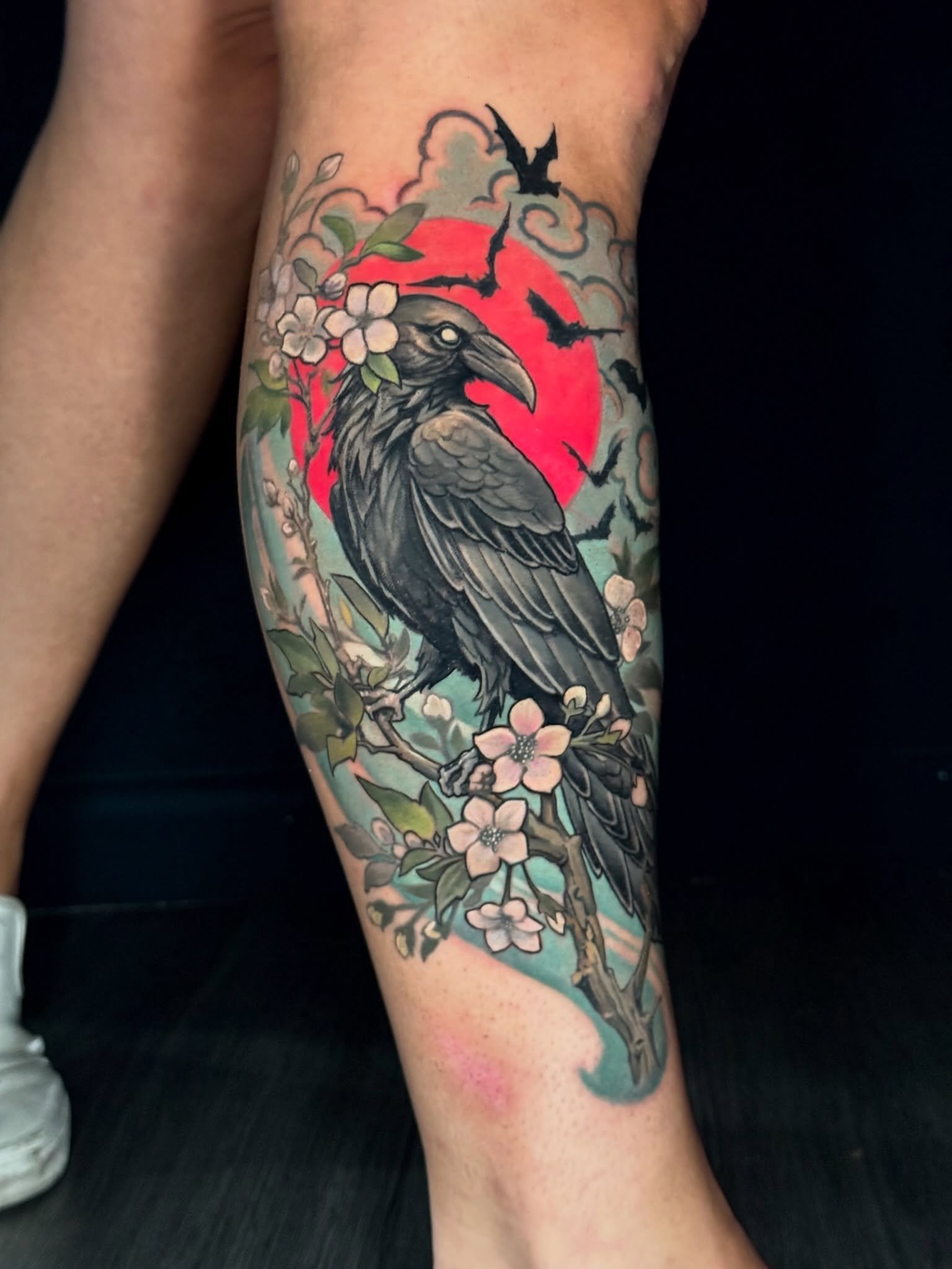 Another killer piece by @ryantownsendtattoo 🔥

#EdensEdgeTattoo #CrowTattoo #RyanTownsend #DunedinTattoo
