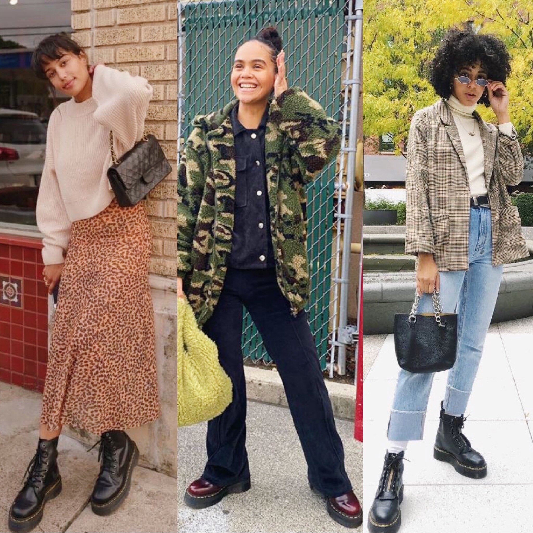  Last but certainly not least, we’ve got Doc Martens, a tried and true classic that’s never fully gone out of style. Though Docs are the most casual of the options, they’re still super dynamic when it comes to styling. You can lean into the rugged, e