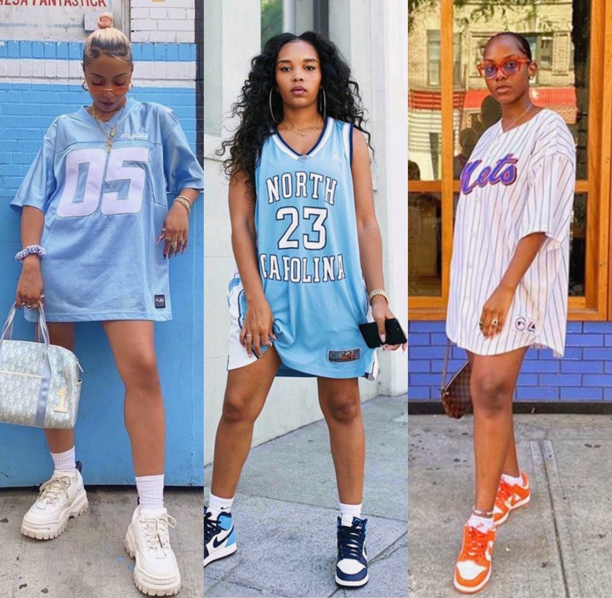 girl 90s basketball jersey outfits