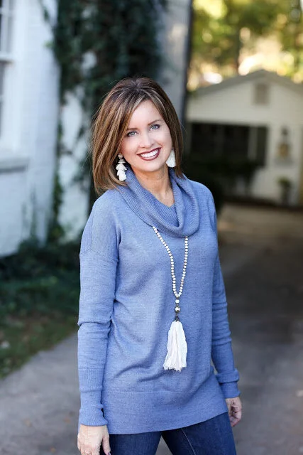 Fall Closet Staple - The Cowl Neck Tunic
