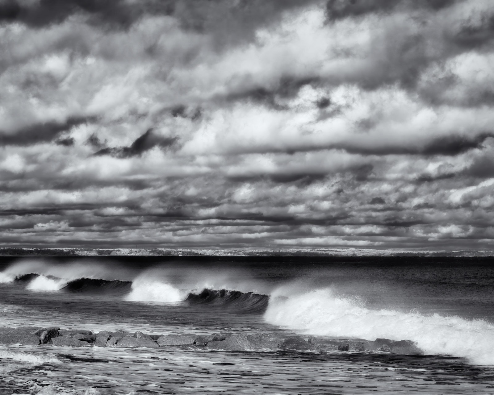 Stormy Seas Infrared Image