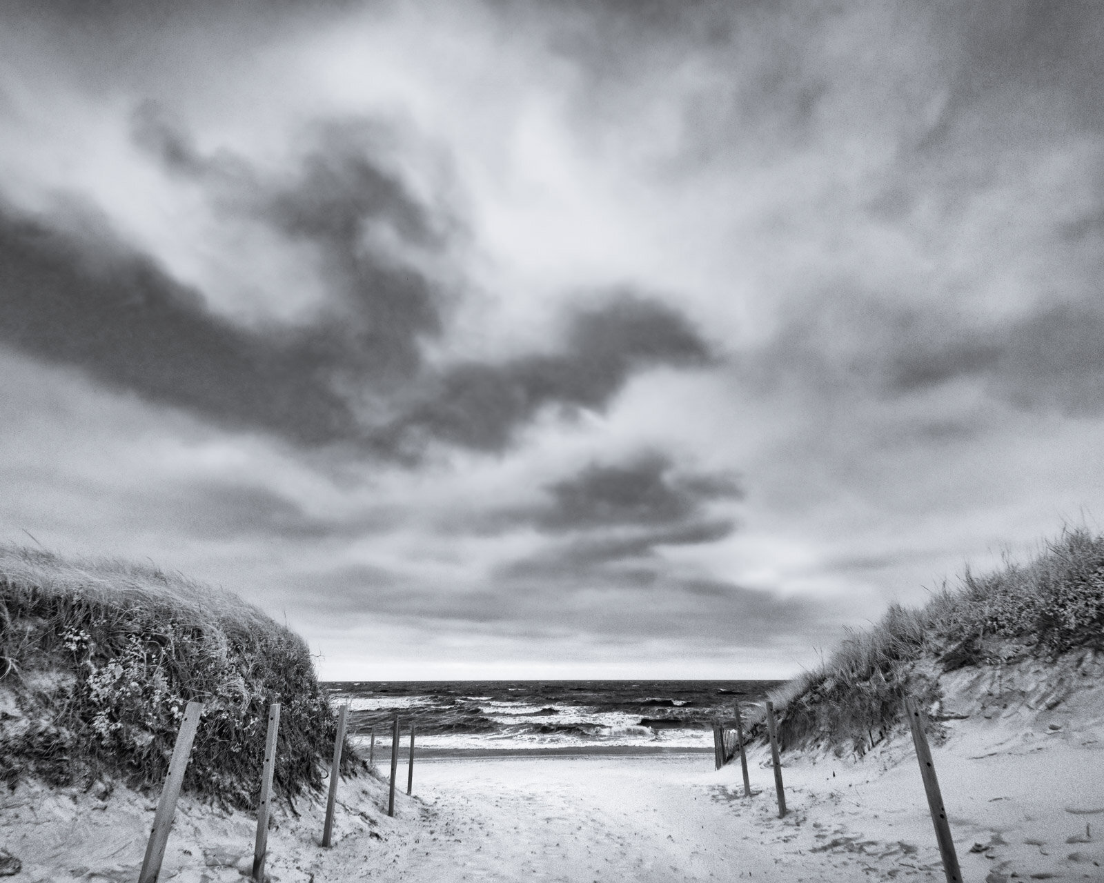 Infrared at Monument Beach Cape Cod
