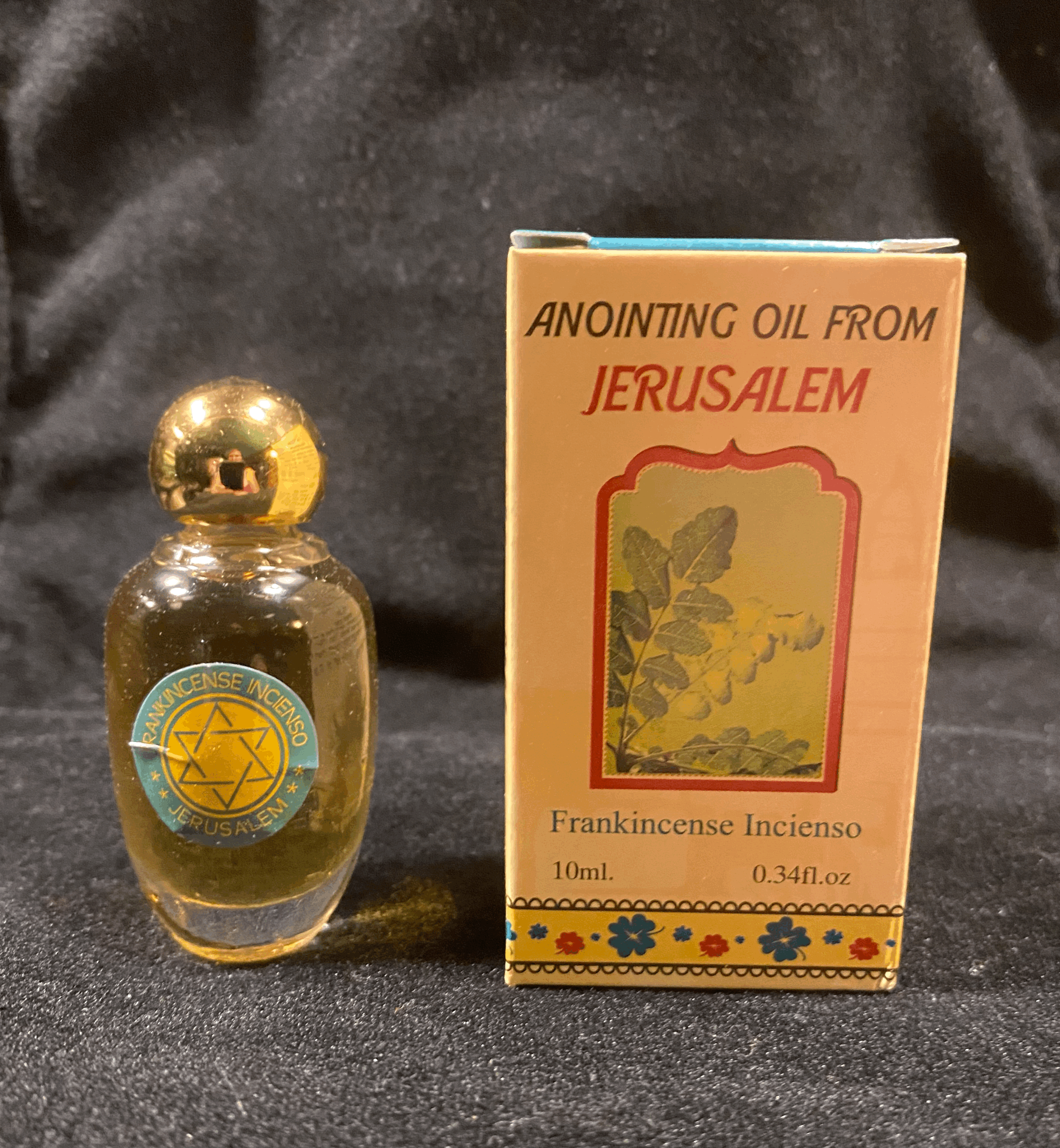 Anointing Oil 'Frankincense and Myrrh' Made in Jerusalem - 10 ml