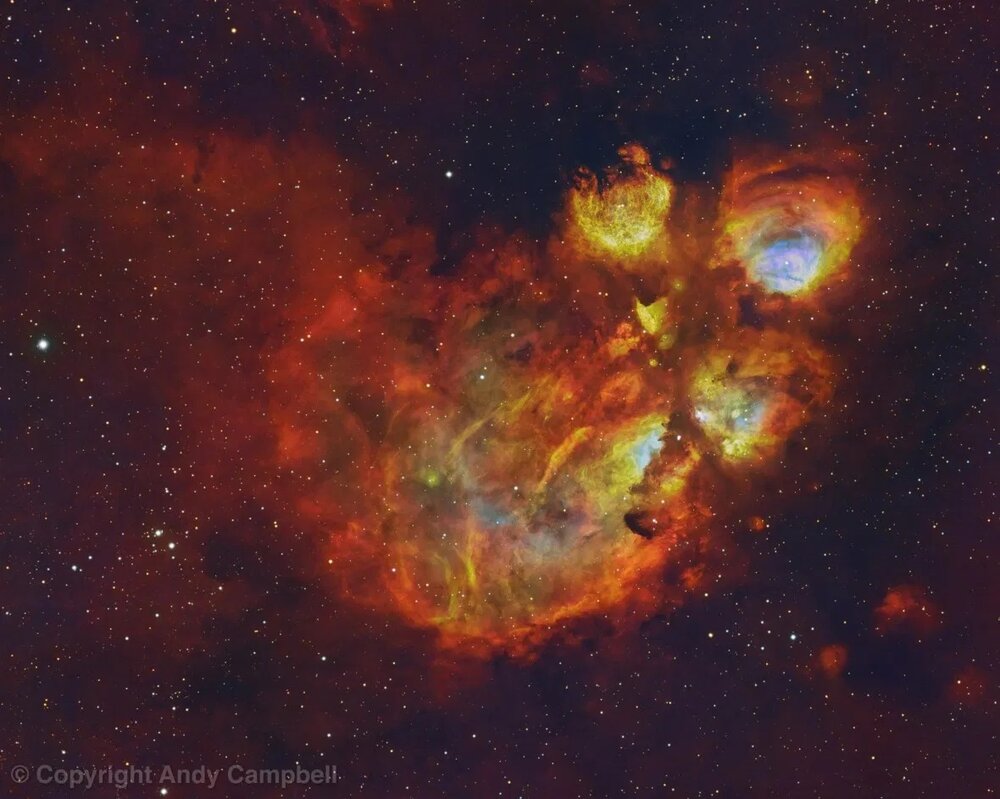 flydende sne mode NGC 6334 Cats Paw Nebula — AAPOD2.COM