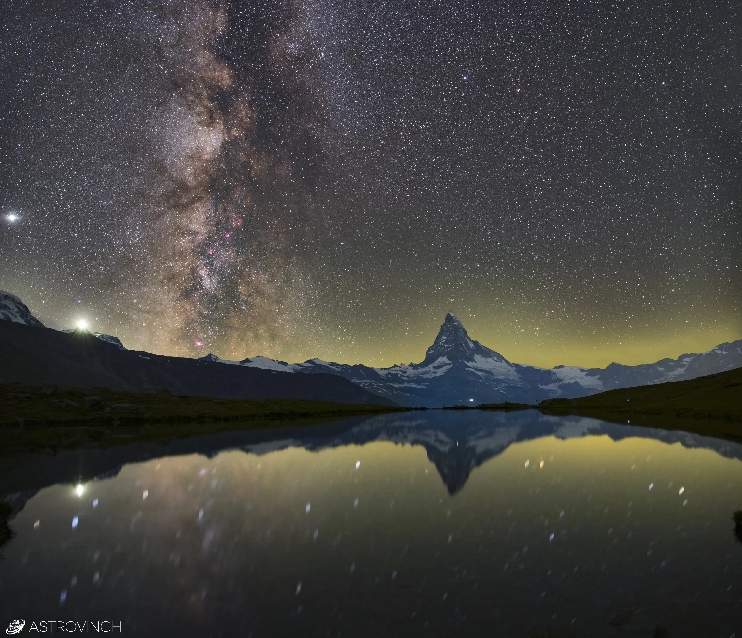 Matterhorn Mountain At Night Matterhorn Mountain At Night