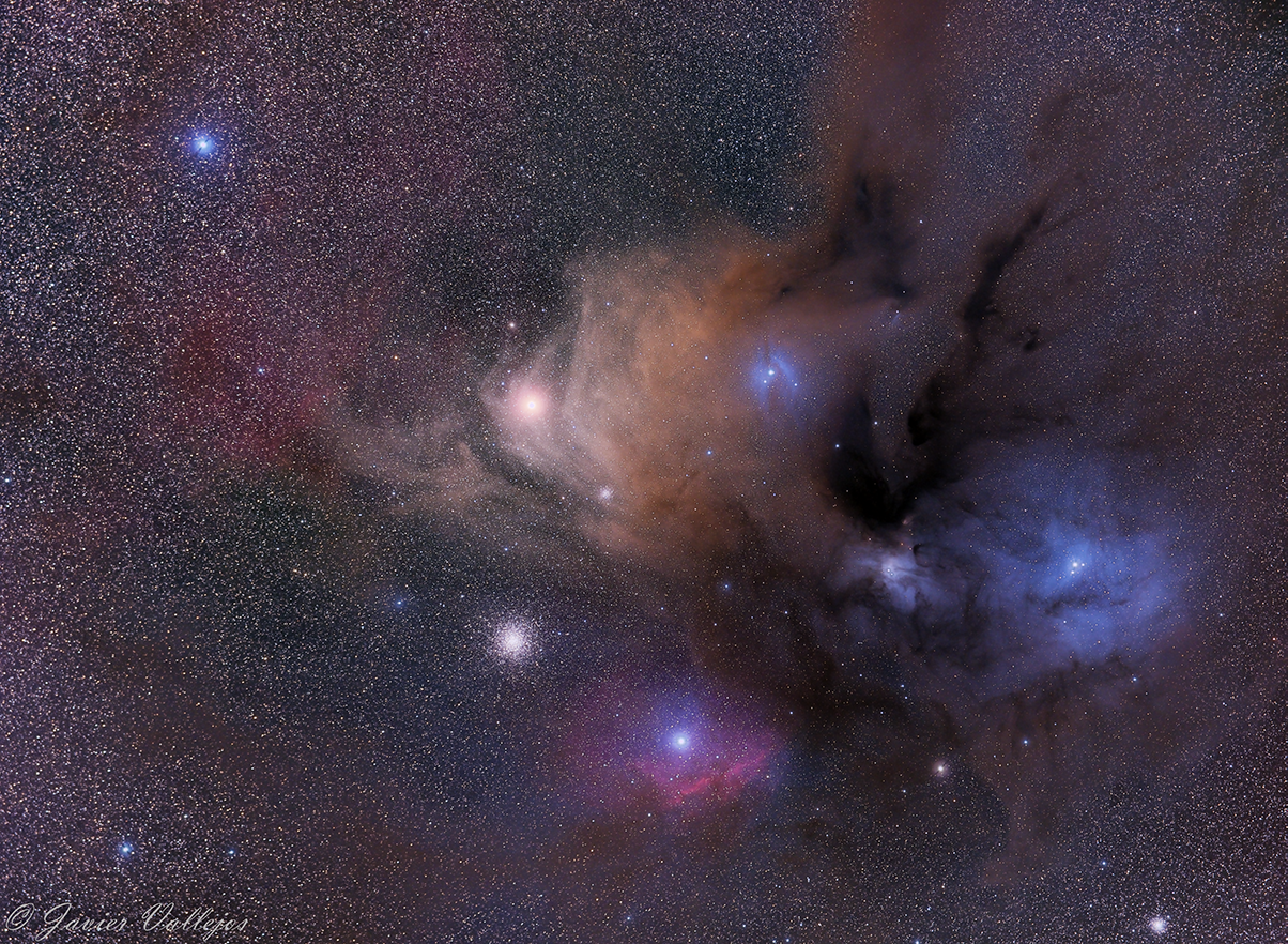 Scorpion Clouds-&nbsp;Rho</strong>&nbsp;Ophiuchi Nebular Complex