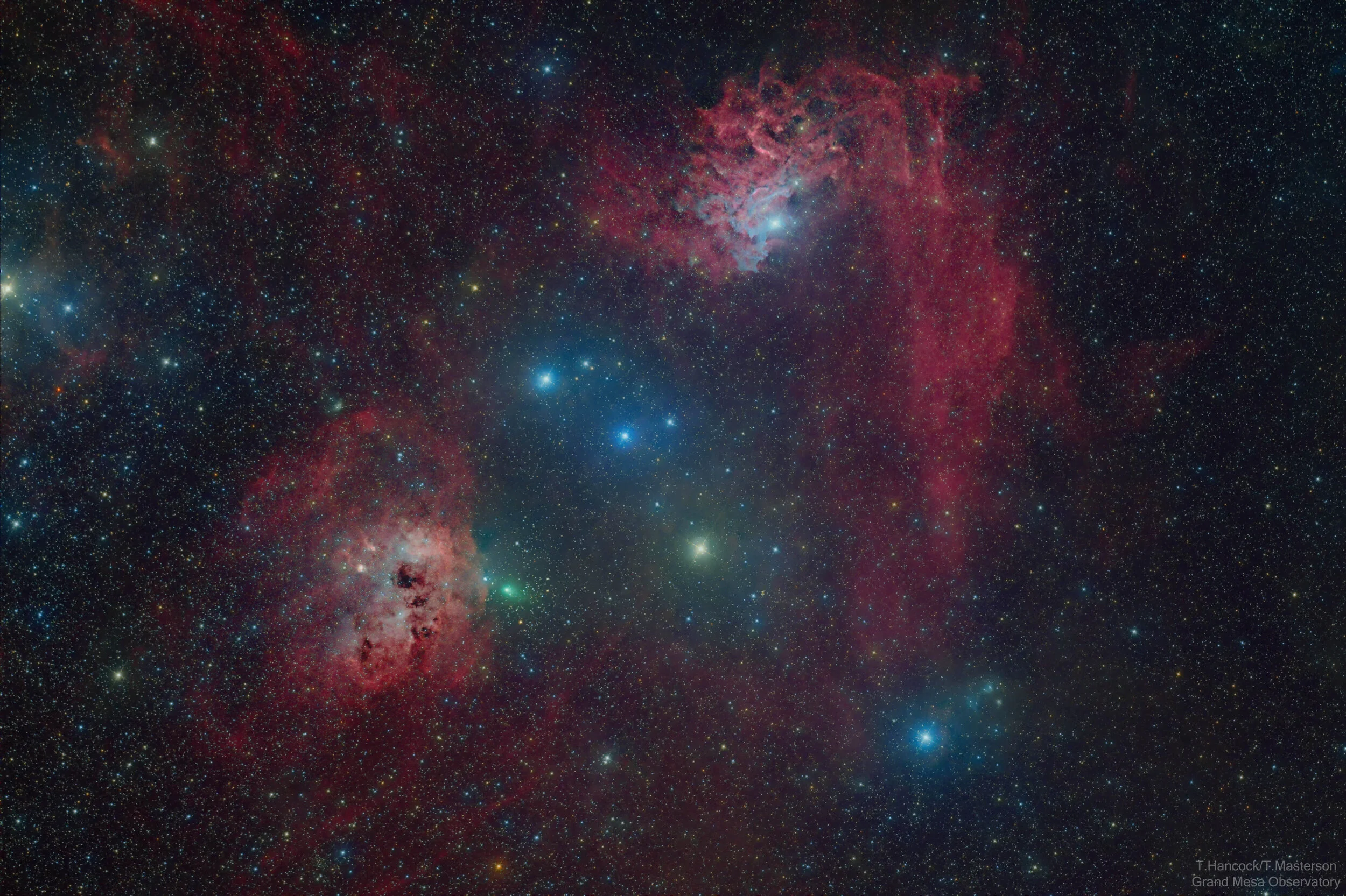 Emerald Comet Visits Colorful Auriga 