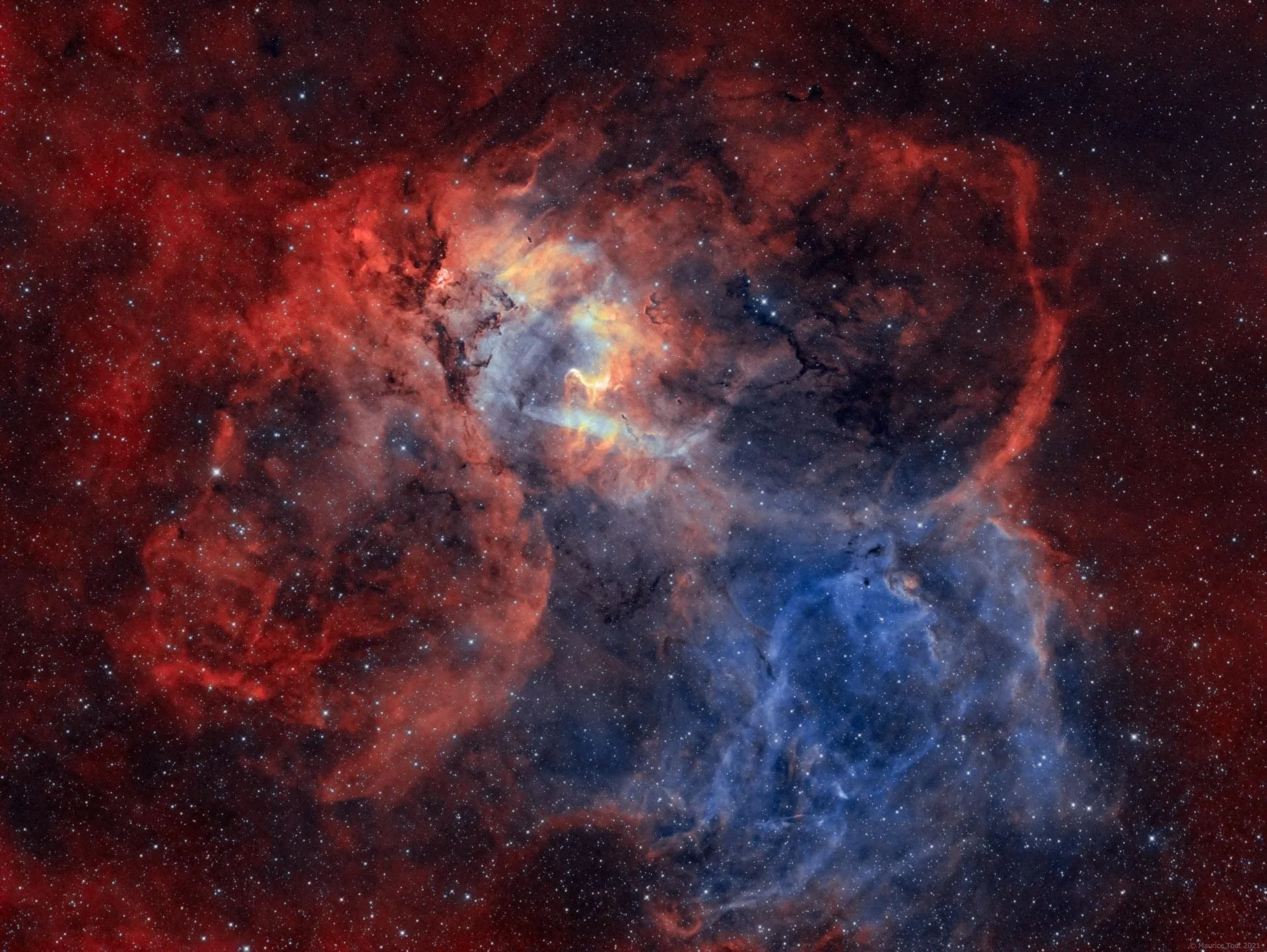 Sh2-132 Lion Nebula