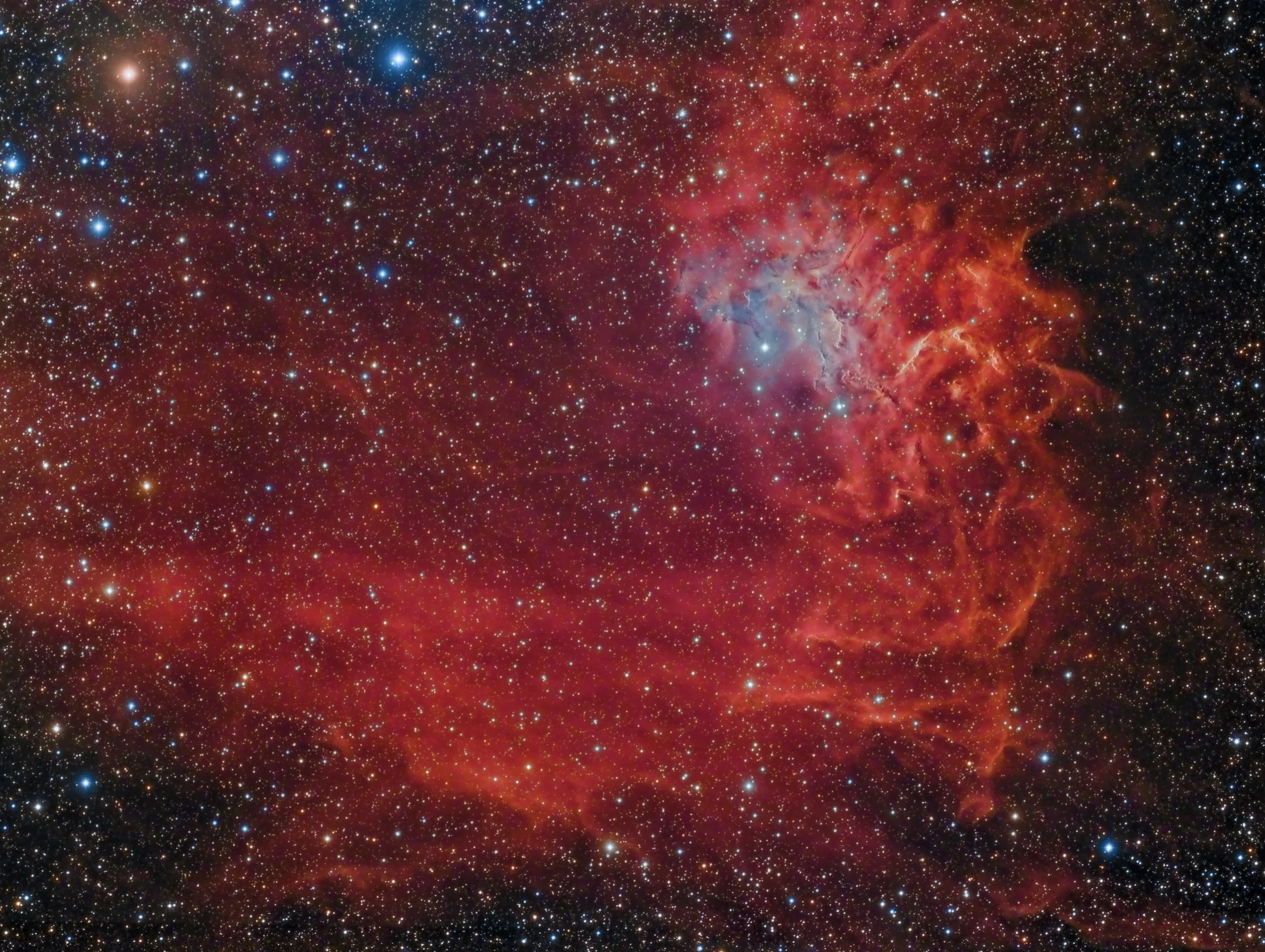 IC 405 - FLAMING STAR NEBULA