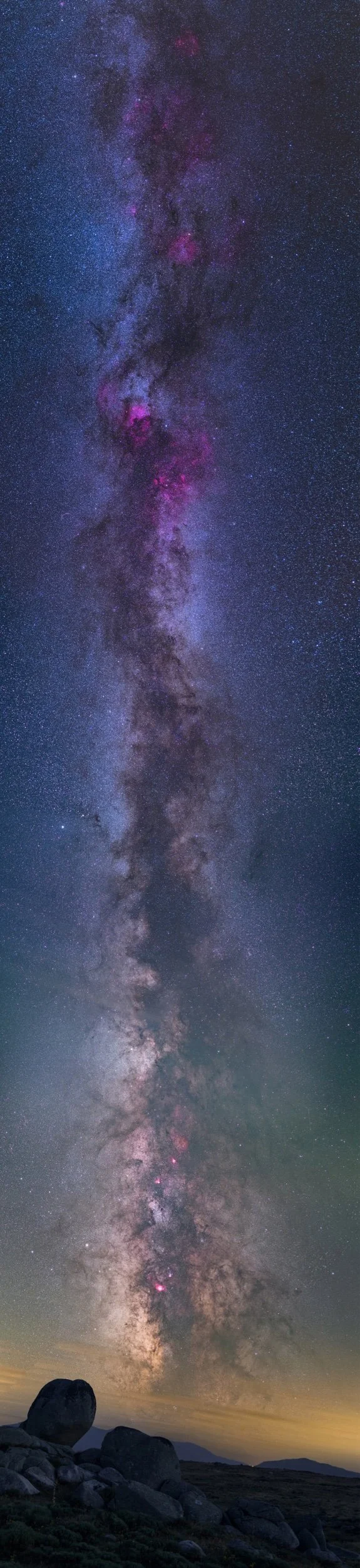 Panoramic view to the stars