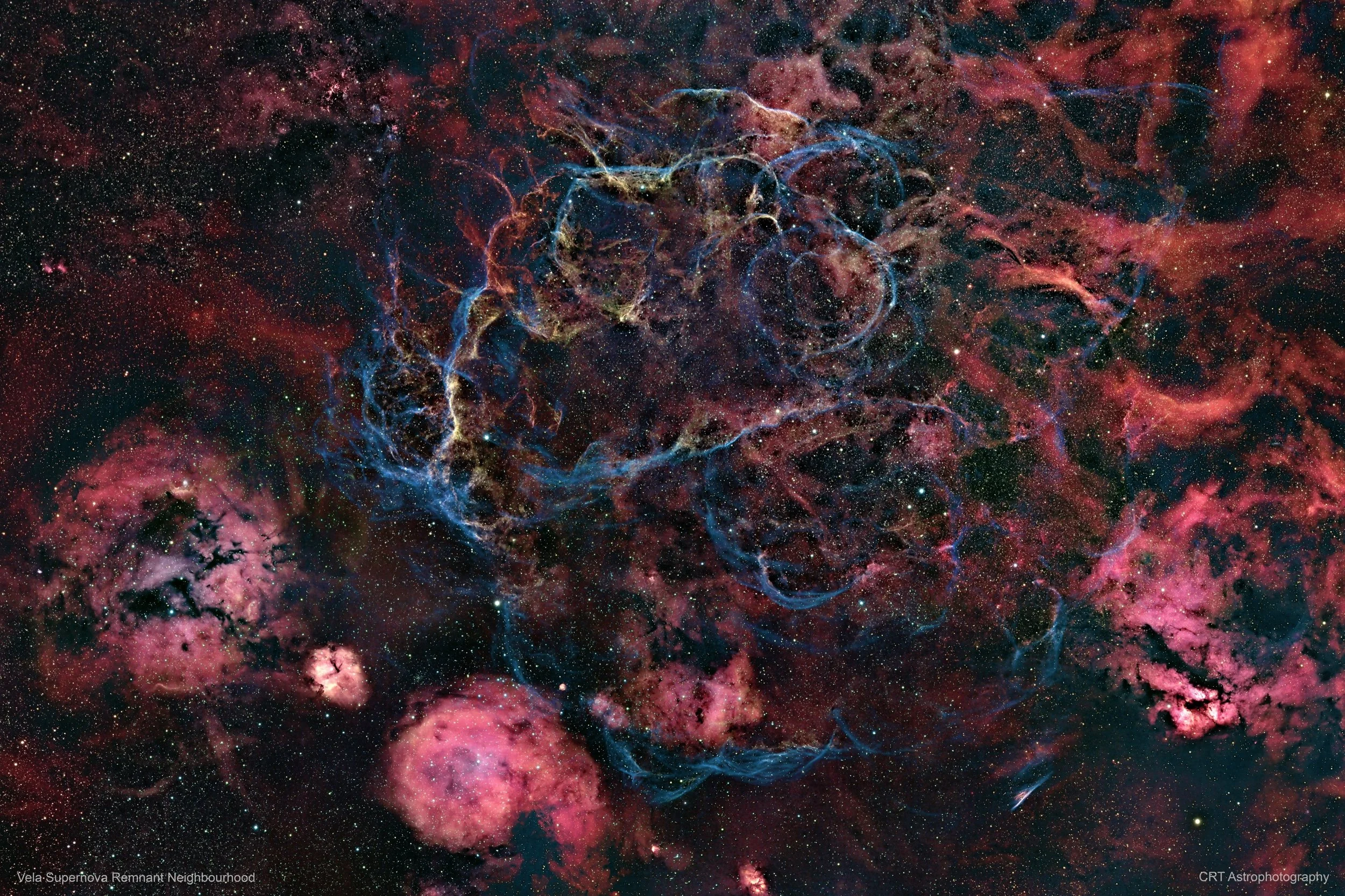 Vela Supernova Remnant Neighbourhood