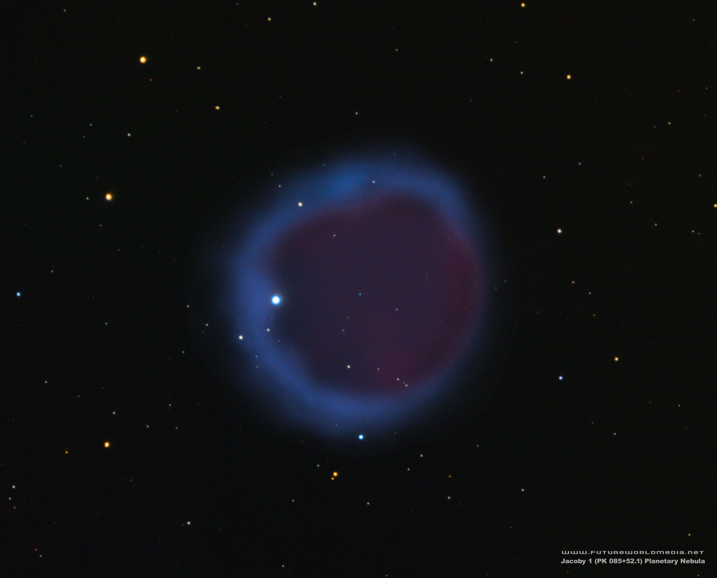 Jacoby 1 • Coffee Stain Planetary Nebula