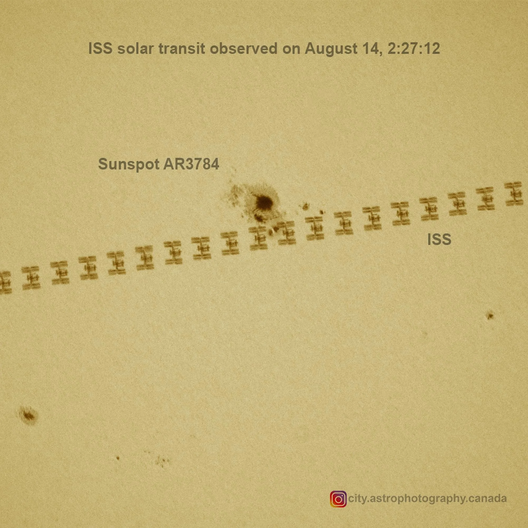 Solar ISS Transit 