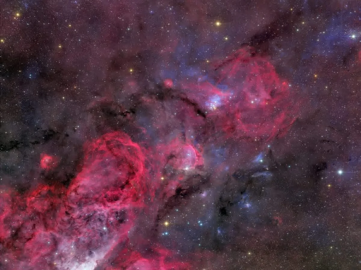 From NGC3324 to 3293