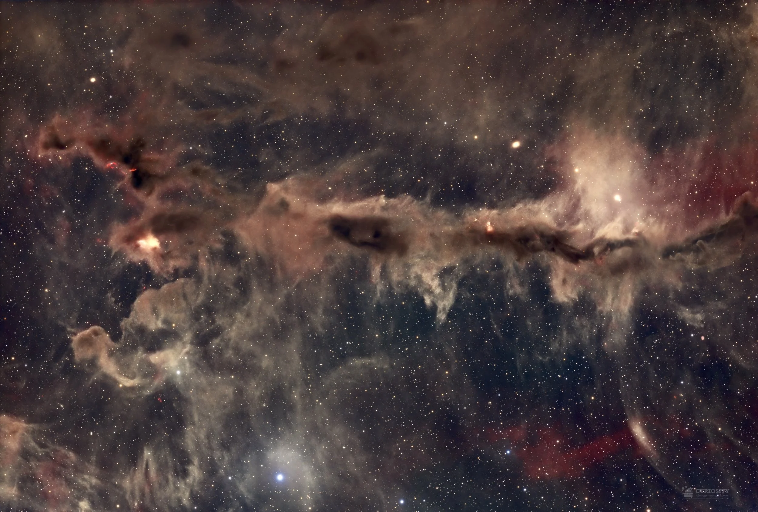 The Dark Scorpion in Taurus - Barnard 216     