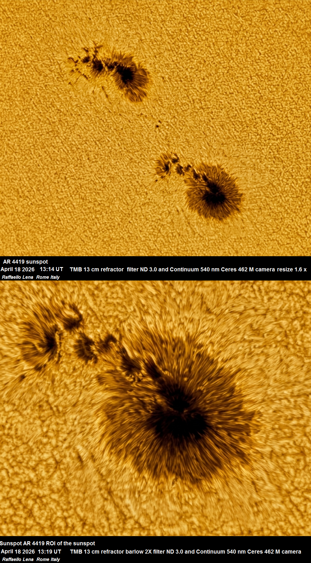 Sunspot AR4419    