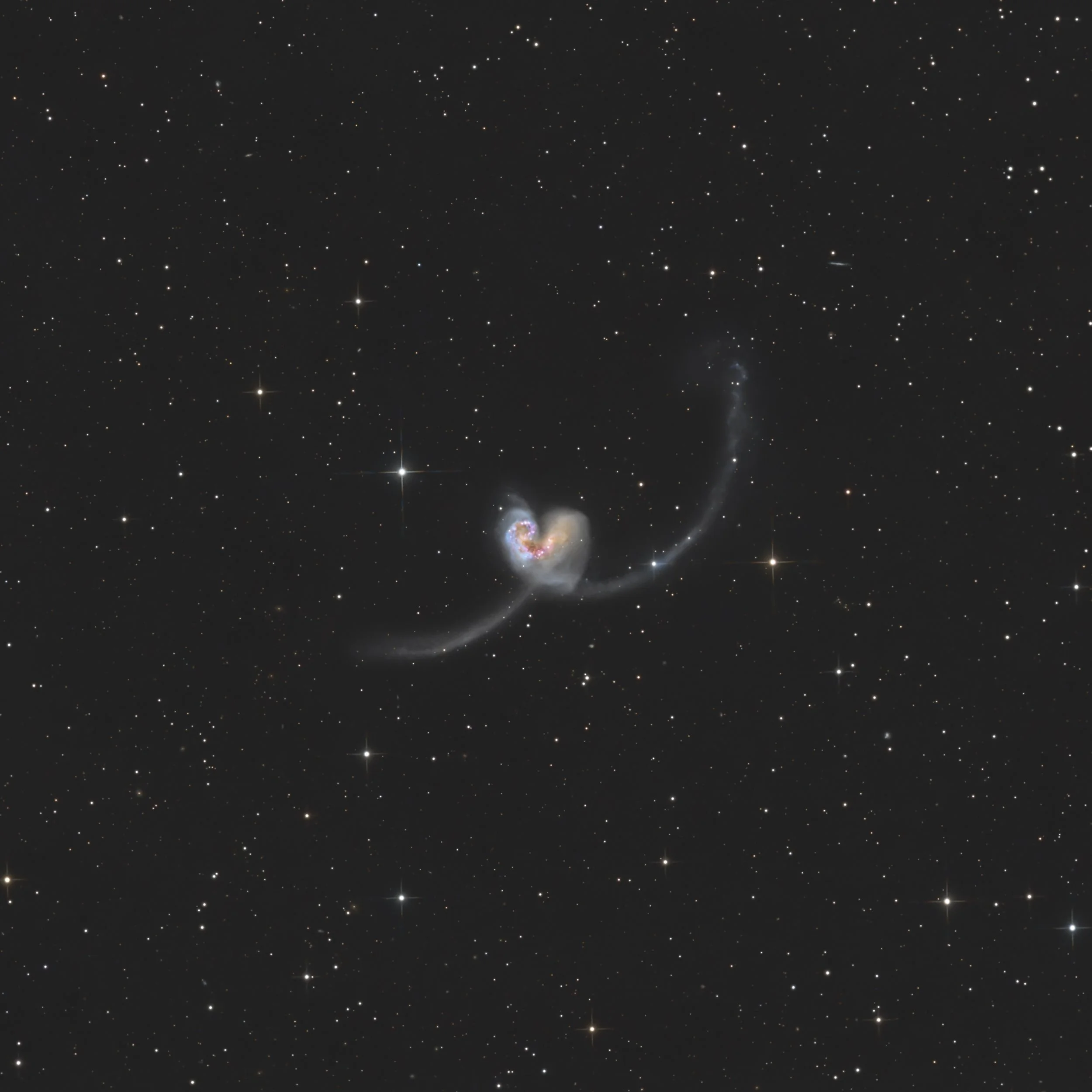The Antennae Galaxies - NGC 4038 and 4039     